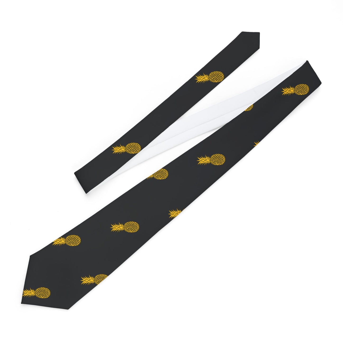 Pineapple Pattern Necktie - Fun and Stylish Accessory for Summer Events