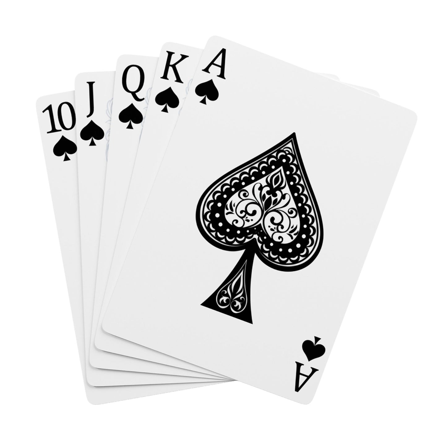 Poker Playing Cards - Female, Female and Male (3-way) Gender Symbols of Spades Design