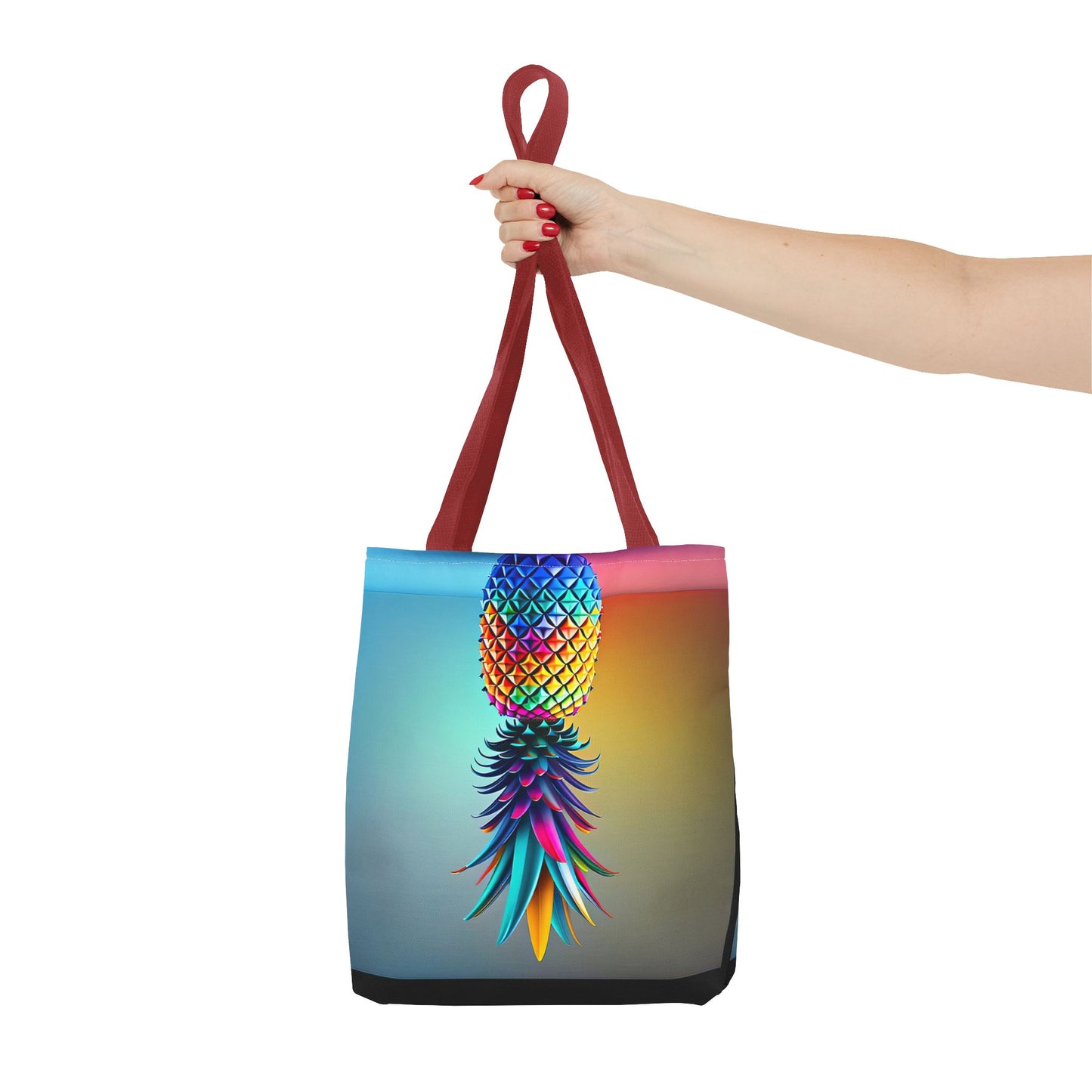 Vibrant Pineapple Tote Bag - Colorful Beach Accessory for Sexy Adventures