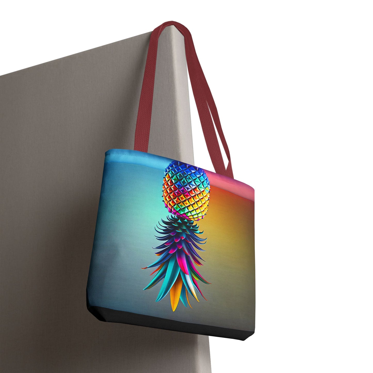 Vibrant Pineapple Tote Bag - Colorful Beach Accessory for Sexy Adventures
