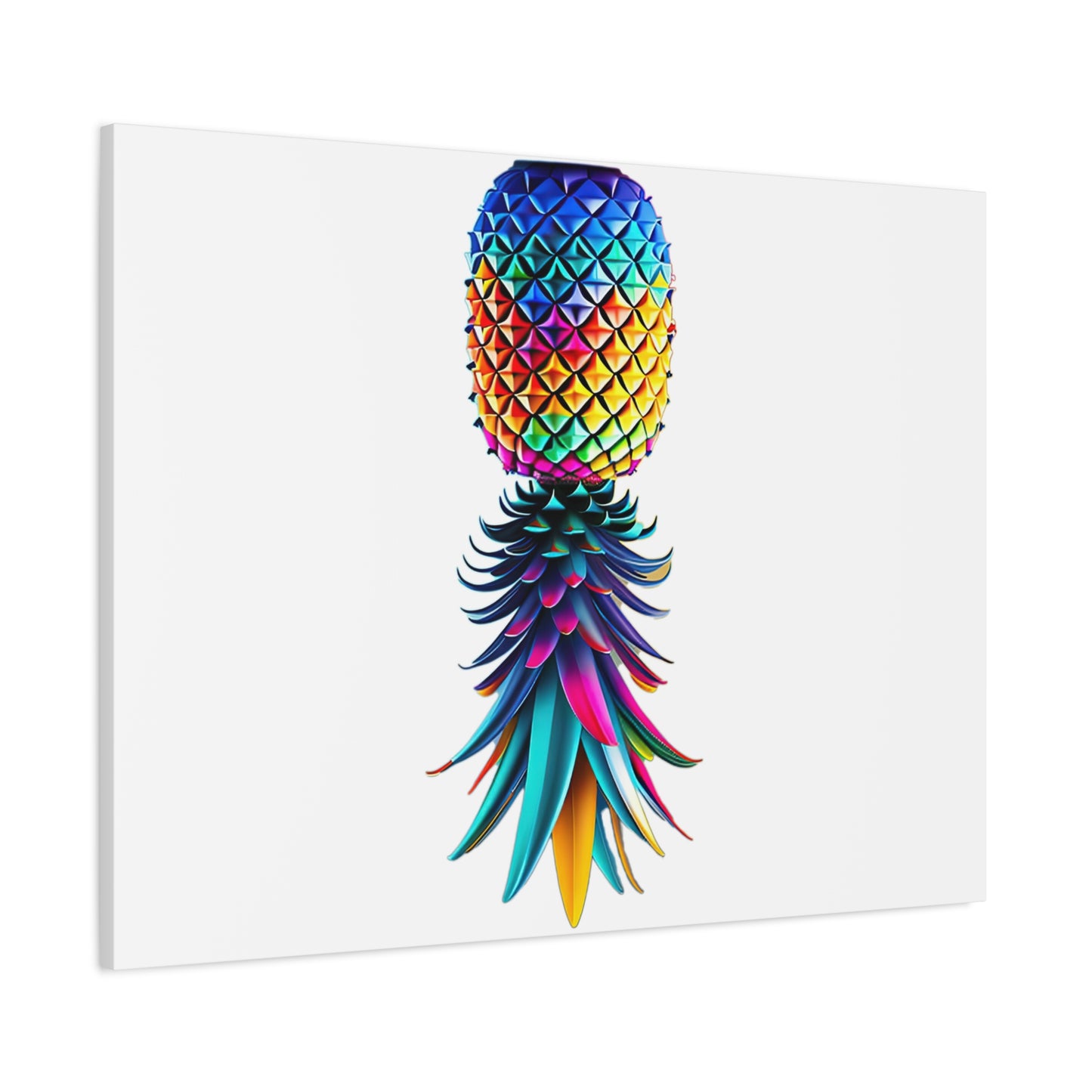 Canvas Print - Colorful Upside Down Pineapple