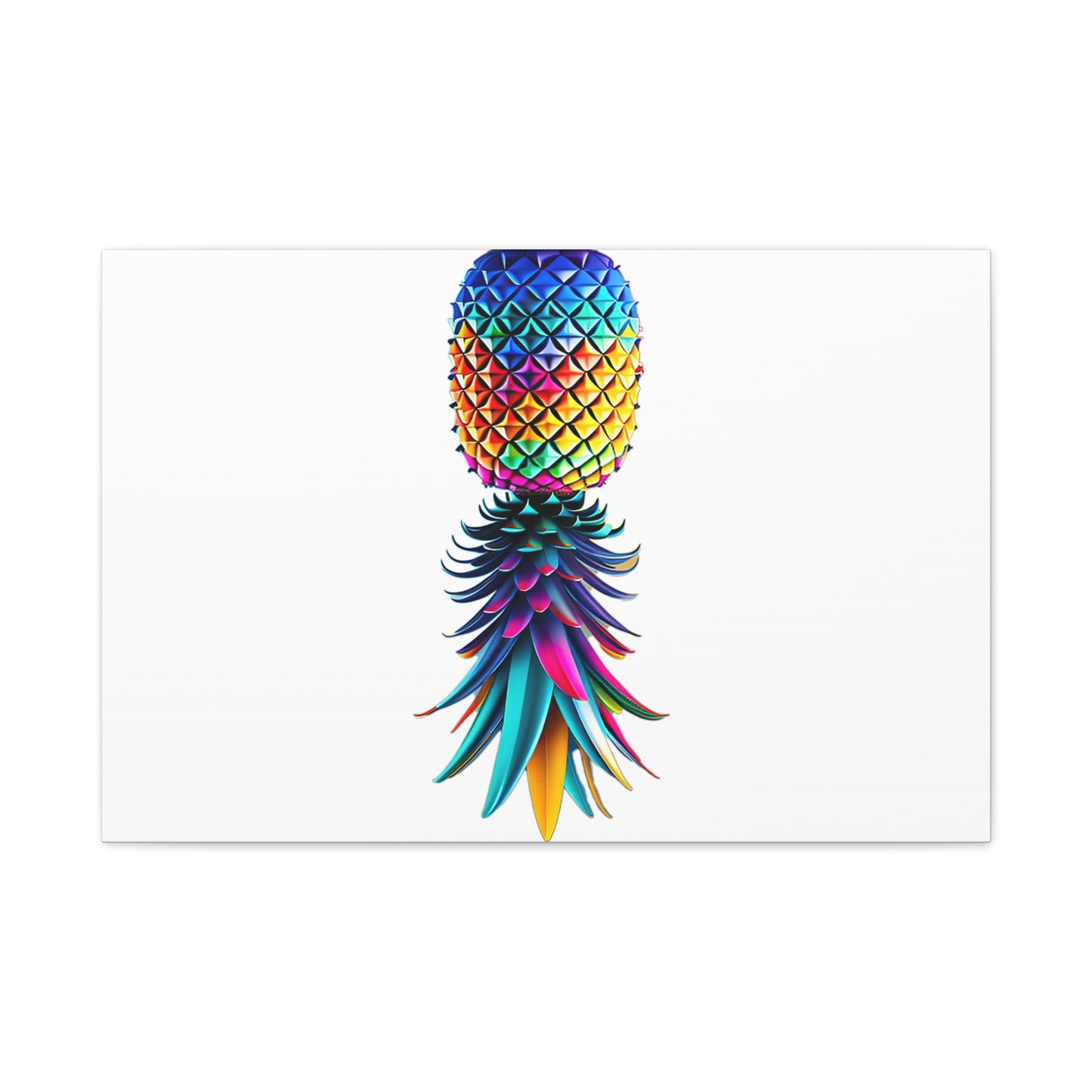Canvas Print - Colorful Upside Down Pineapple