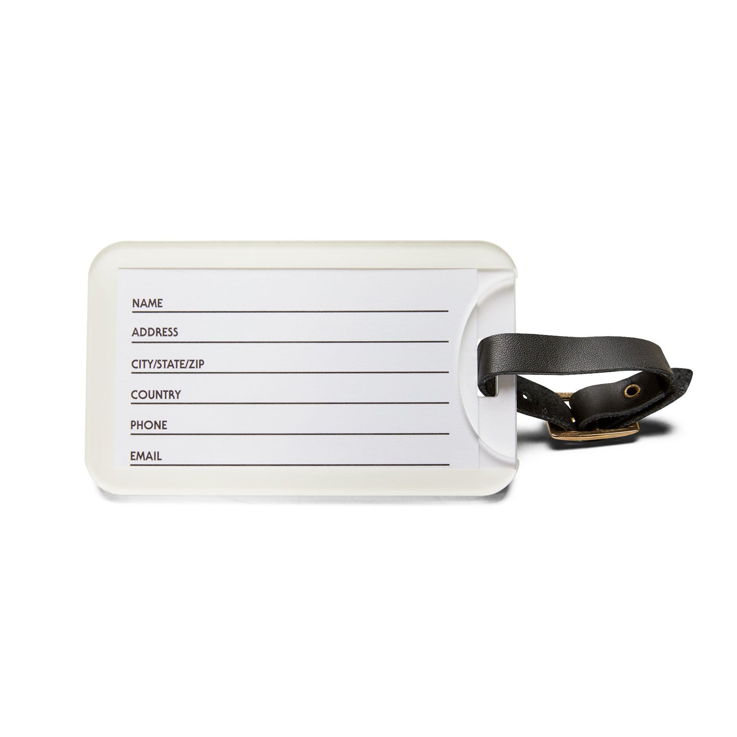 Humorous Luggage Tag - 'It's Not Cheating If My Wife Watches'