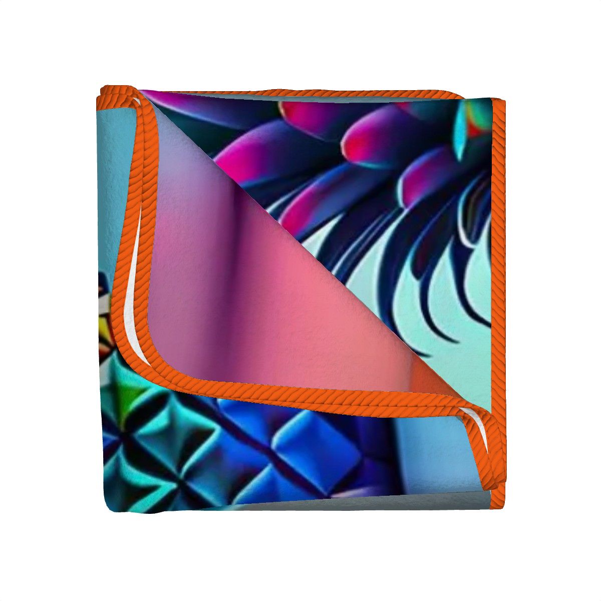 Colorful Upside-Down Pineapple Coral Fleece Bath Towels 55"x27"