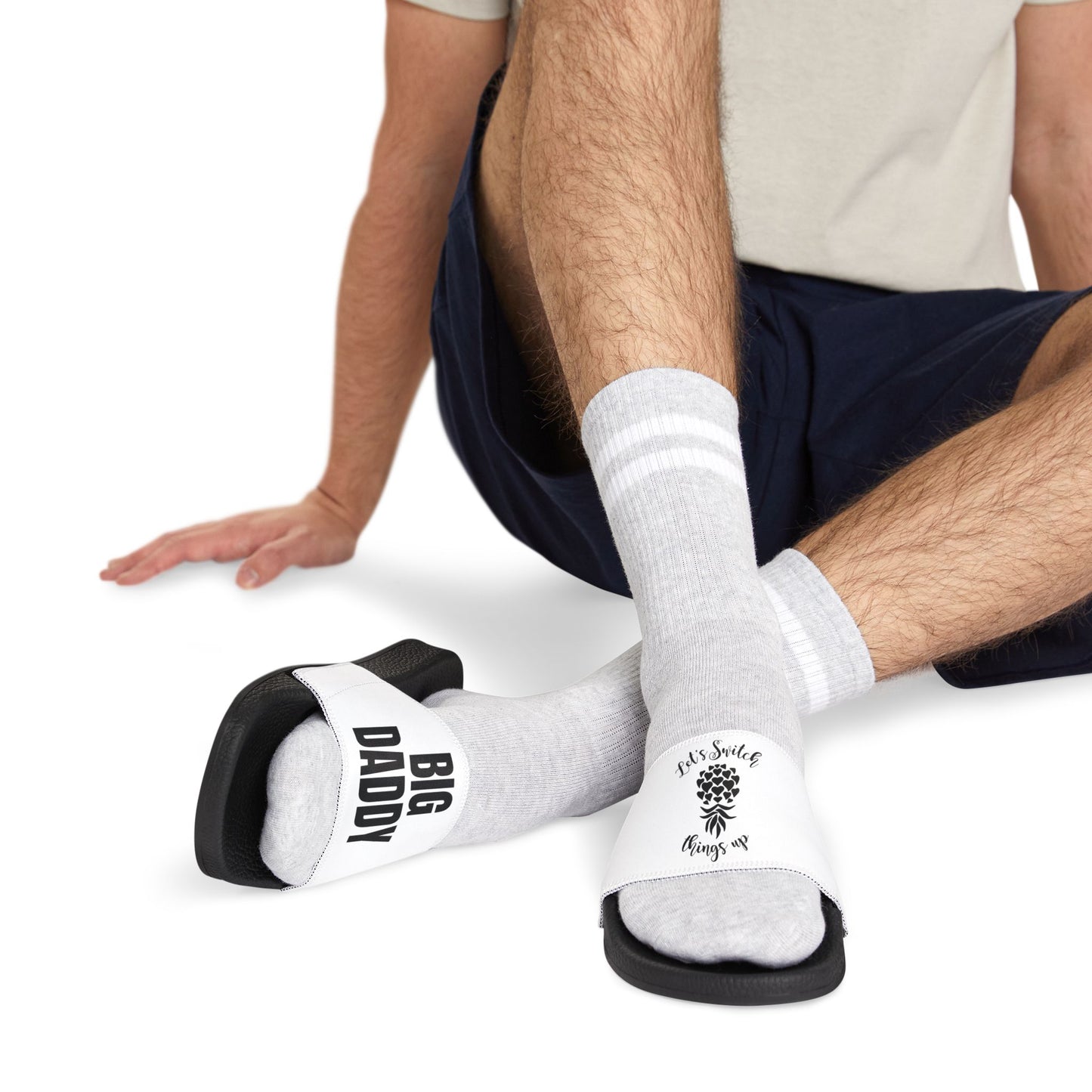 Funny Big Daddy Sandals - Men's Removable-Strap Slide Sandals