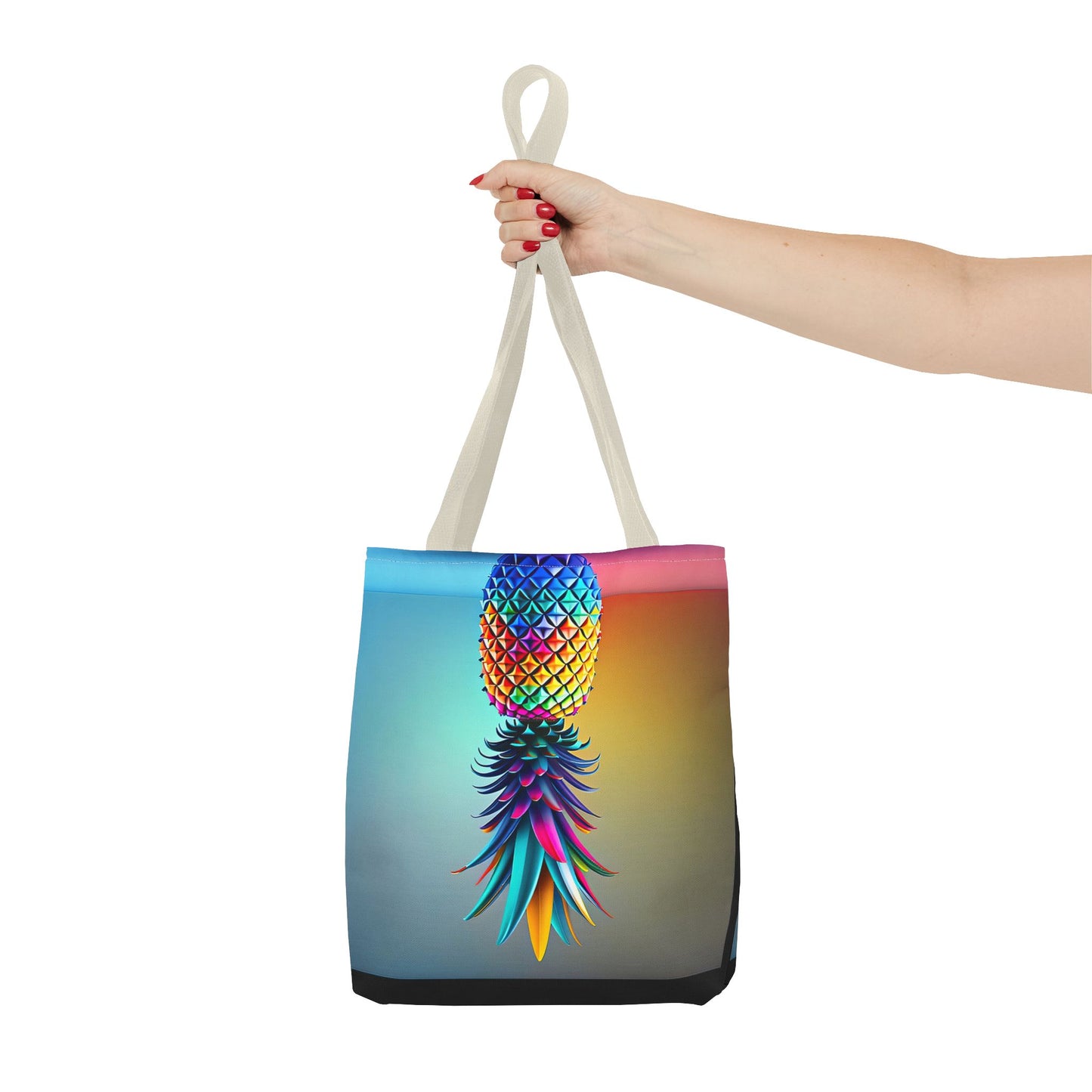 Vibrant Pineapple Tote Bag - Colorful Beach Accessory for Sexy Adventures