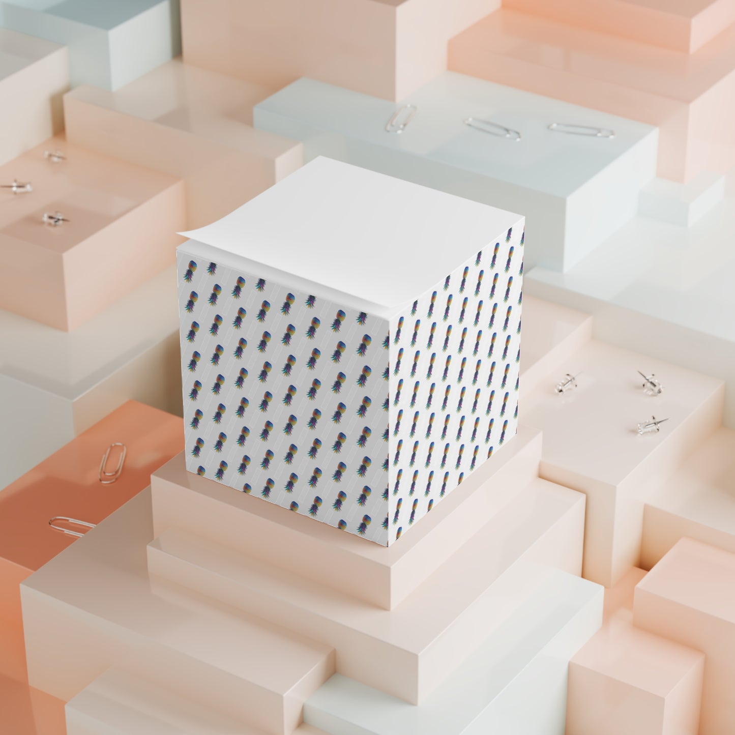 Note Cube - Colorful Pineapple for Wicked Lifestyles