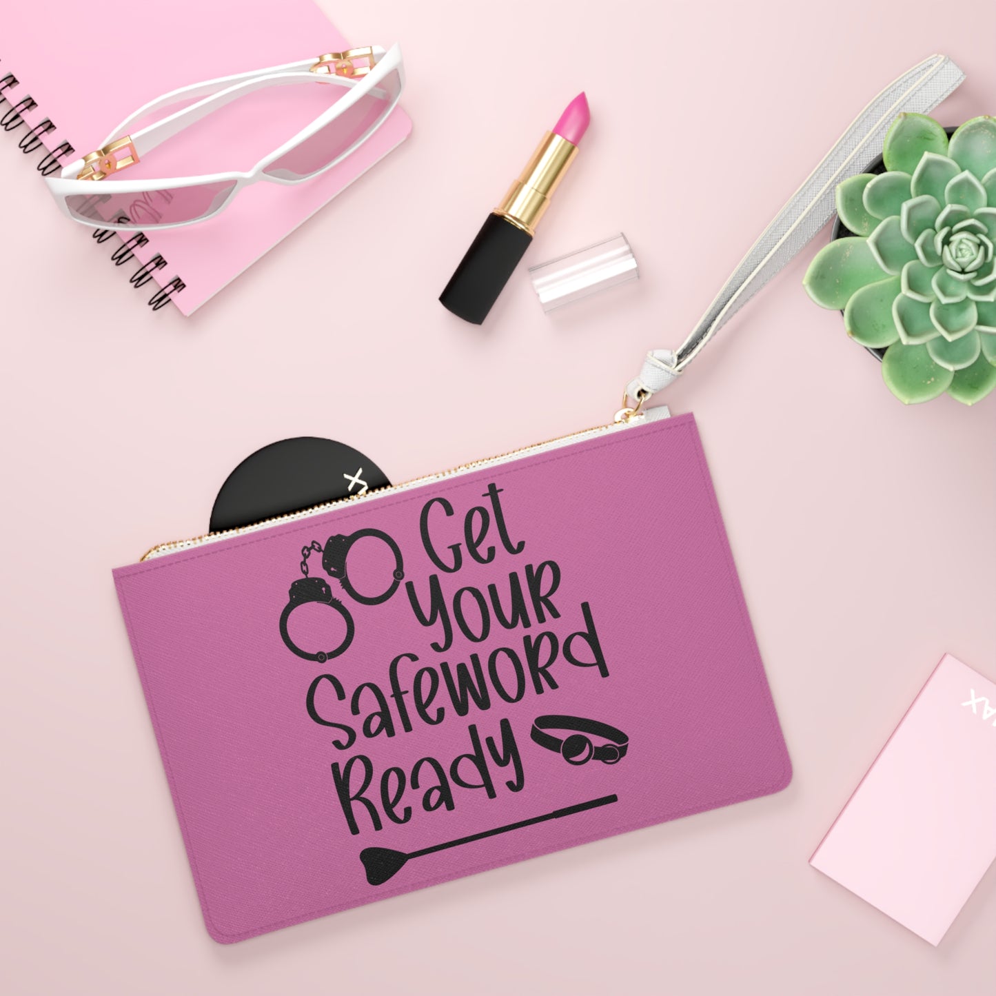 Get Your Safeword Ready Clutch Bag - Fun Accessory for BDSM Events and Parties