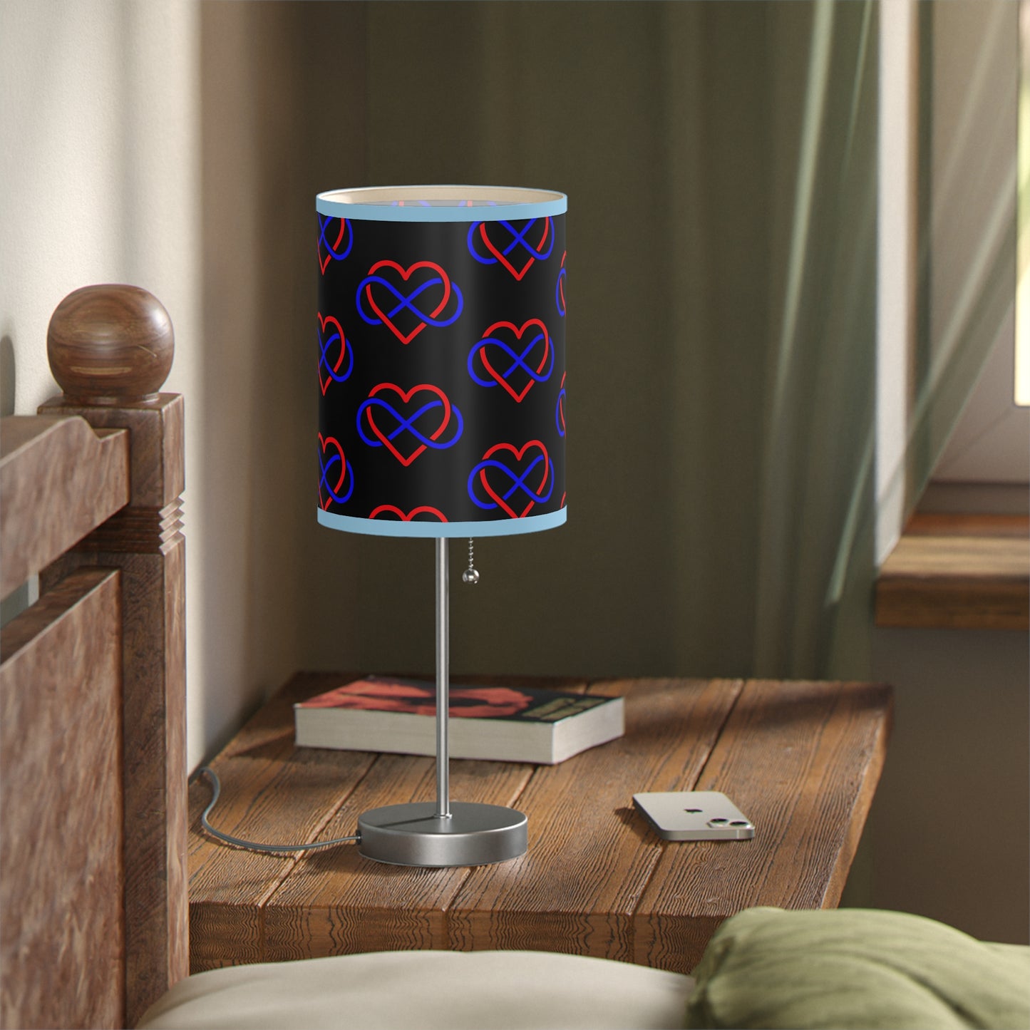 Modern Heart Pattern Table Lamp - Decorative Night Light for Home & Office