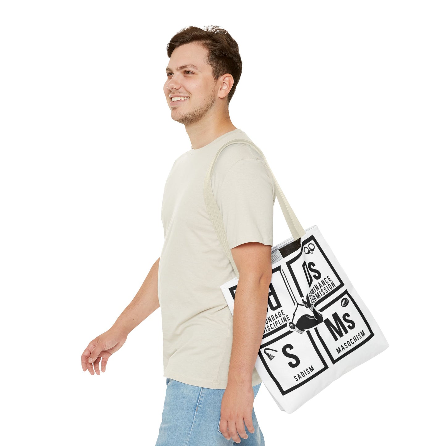 BDSM Elements Tote Bag - Stylish and Edgy Carryall for Fans of Kink Culture