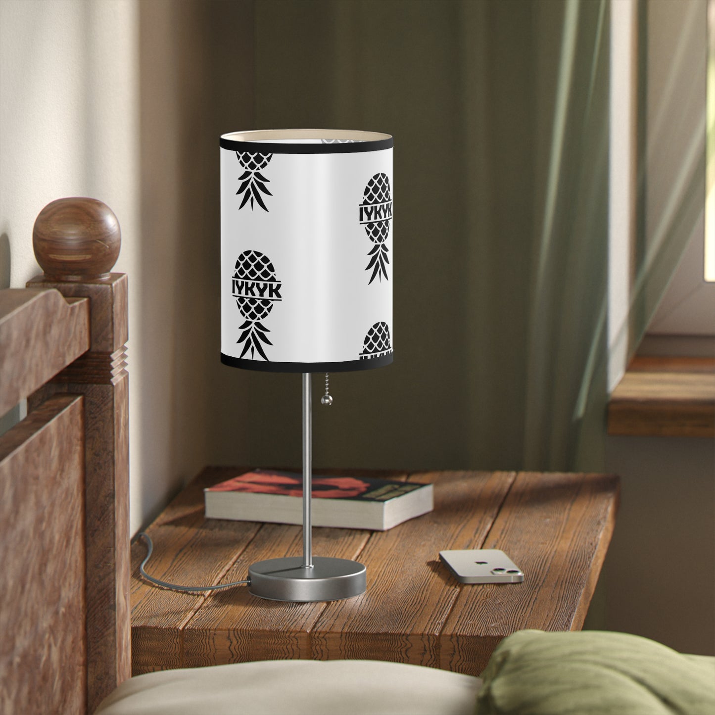 Pineapple Pattern Table Lamp - Modern Home Decor with US|CA Plug