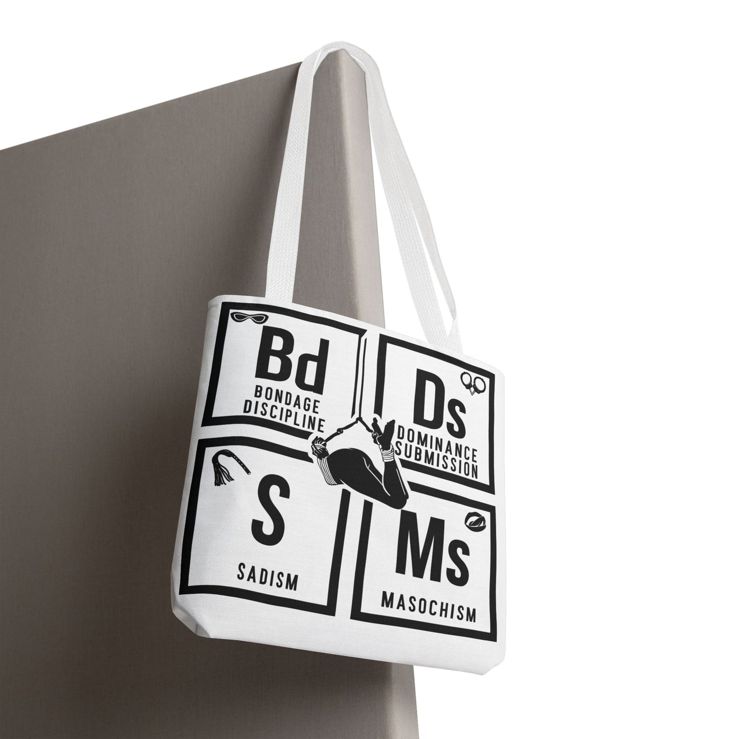 BDSM Elements Tote Bag - Stylish and Edgy Carryall for Fans of Kink Culture