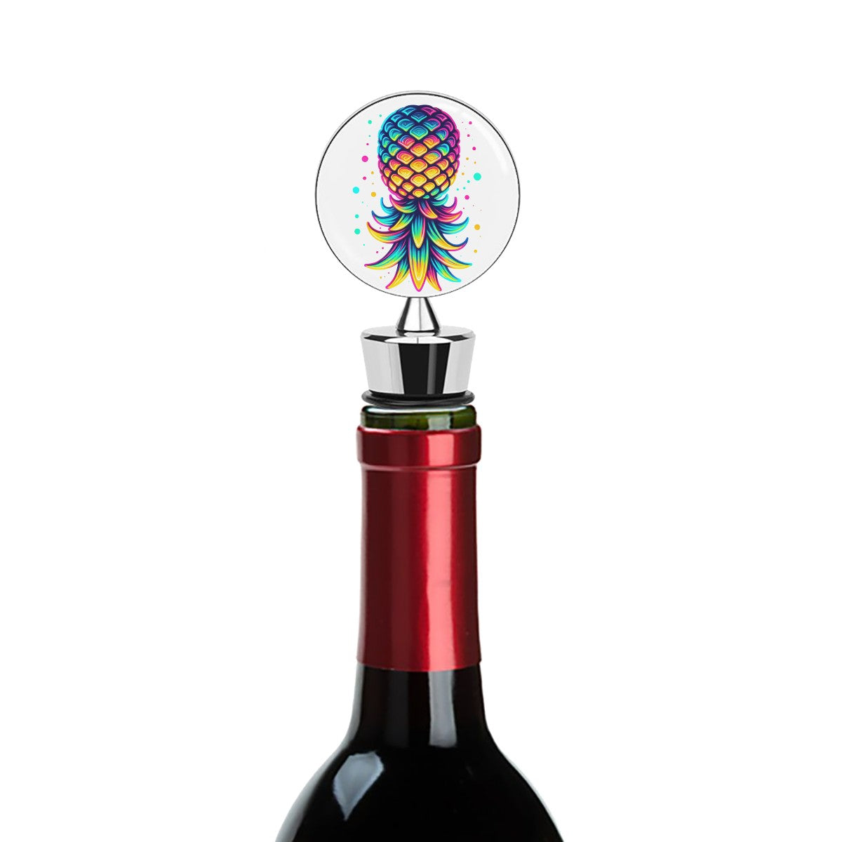 Upside-Down Pineapple Wine Bottle Stopper