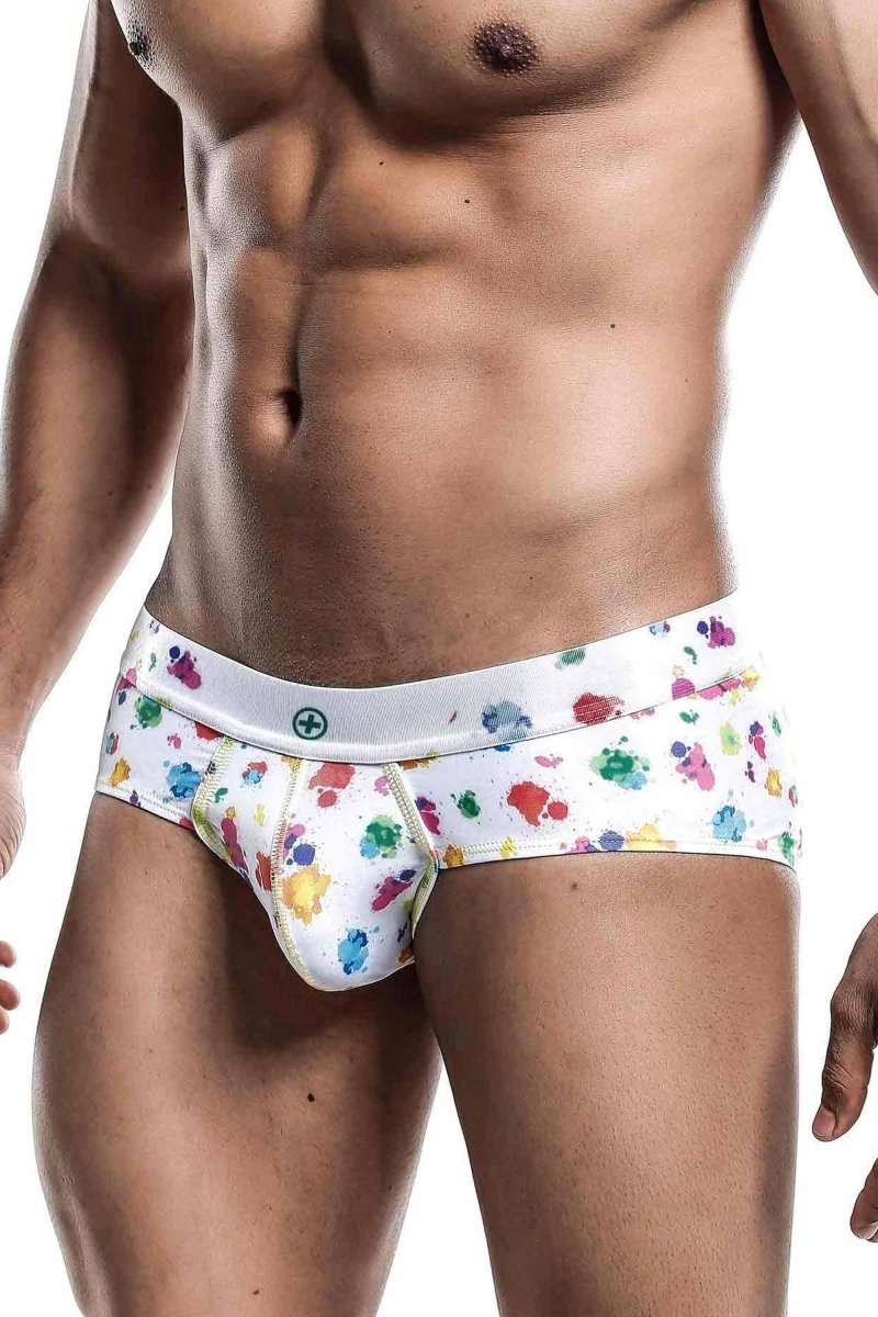 Malebasics New Hipster Brief White Splash