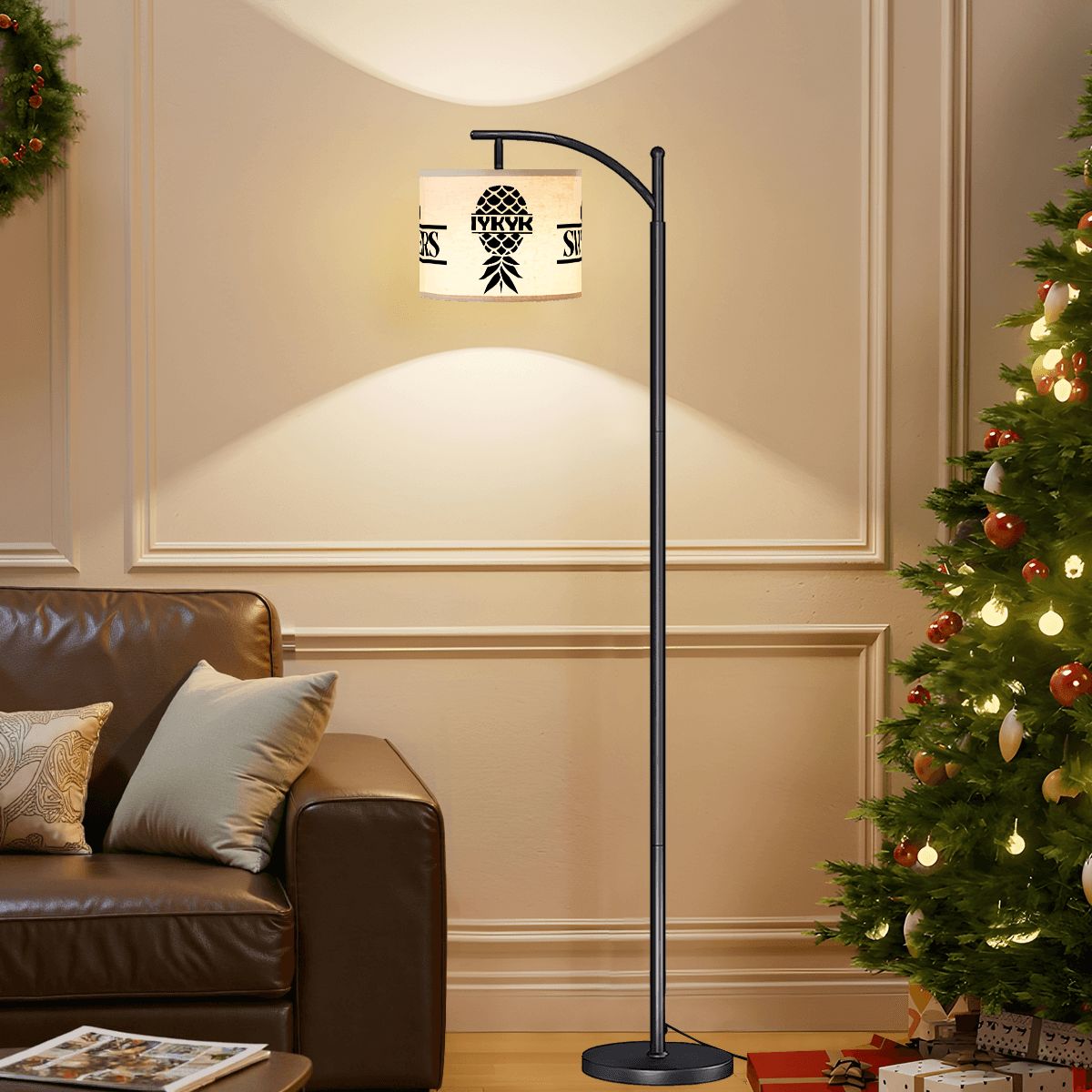 Swinger Inspired Arc Floor Lamp (Made in USA)