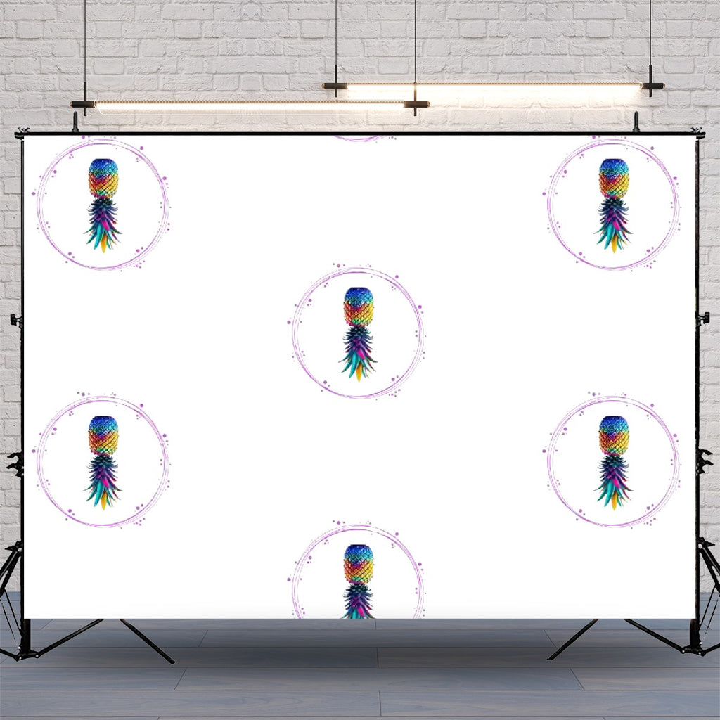 Upside Down Pineapple Photography Backdrops