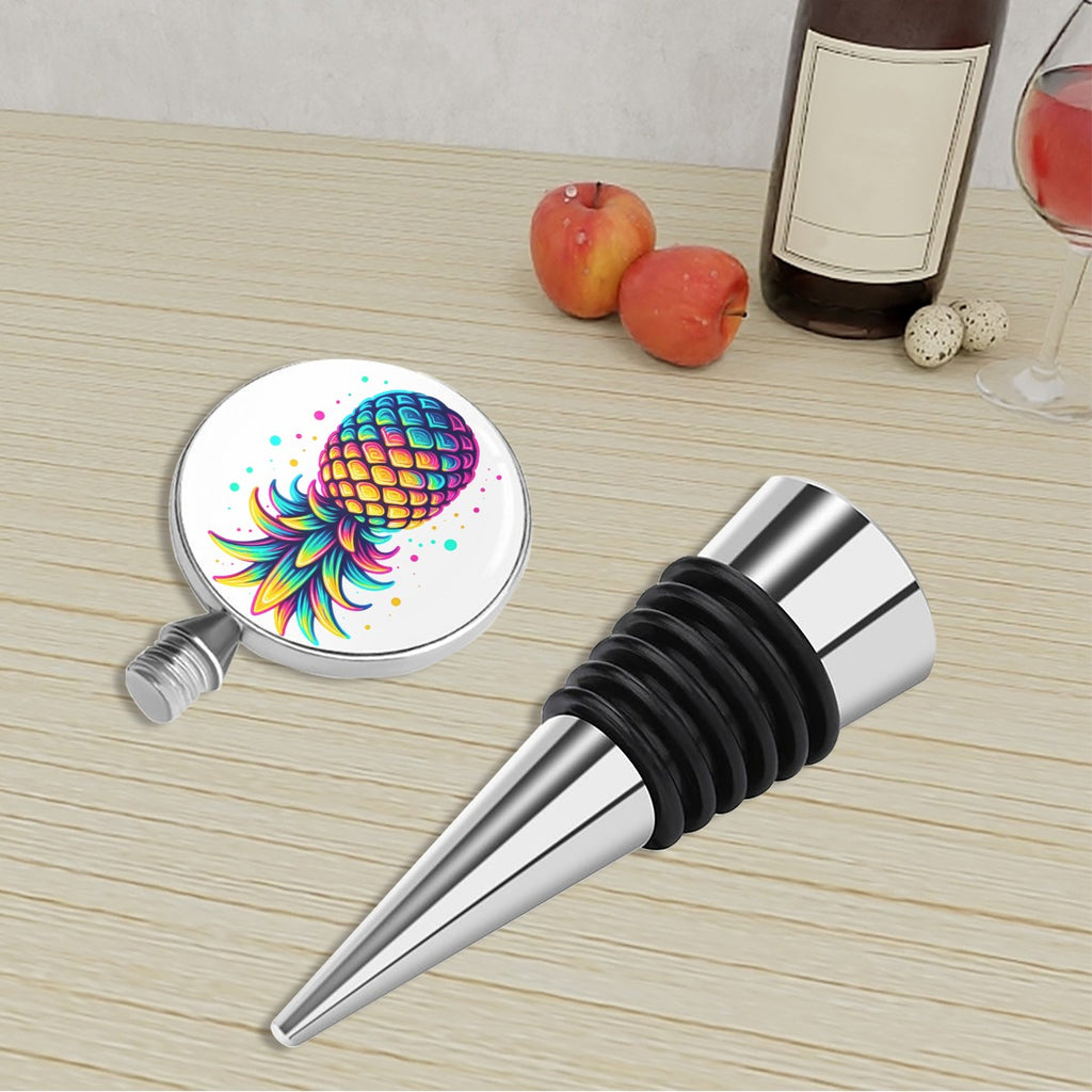 Upside-Down Pineapple Wine Bottle Stopper