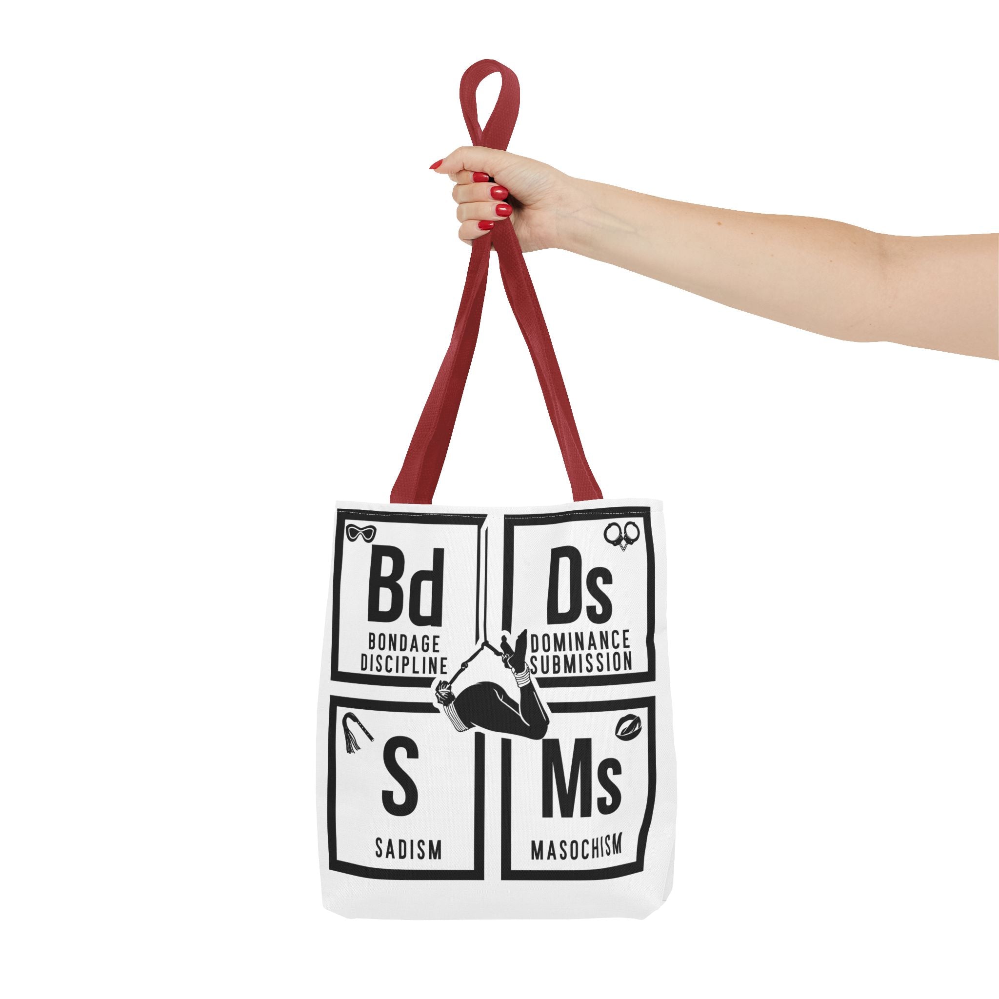 BDSM Elements Tote Bag - Stylish and Edgy Carryall for Fans of Kink Culture