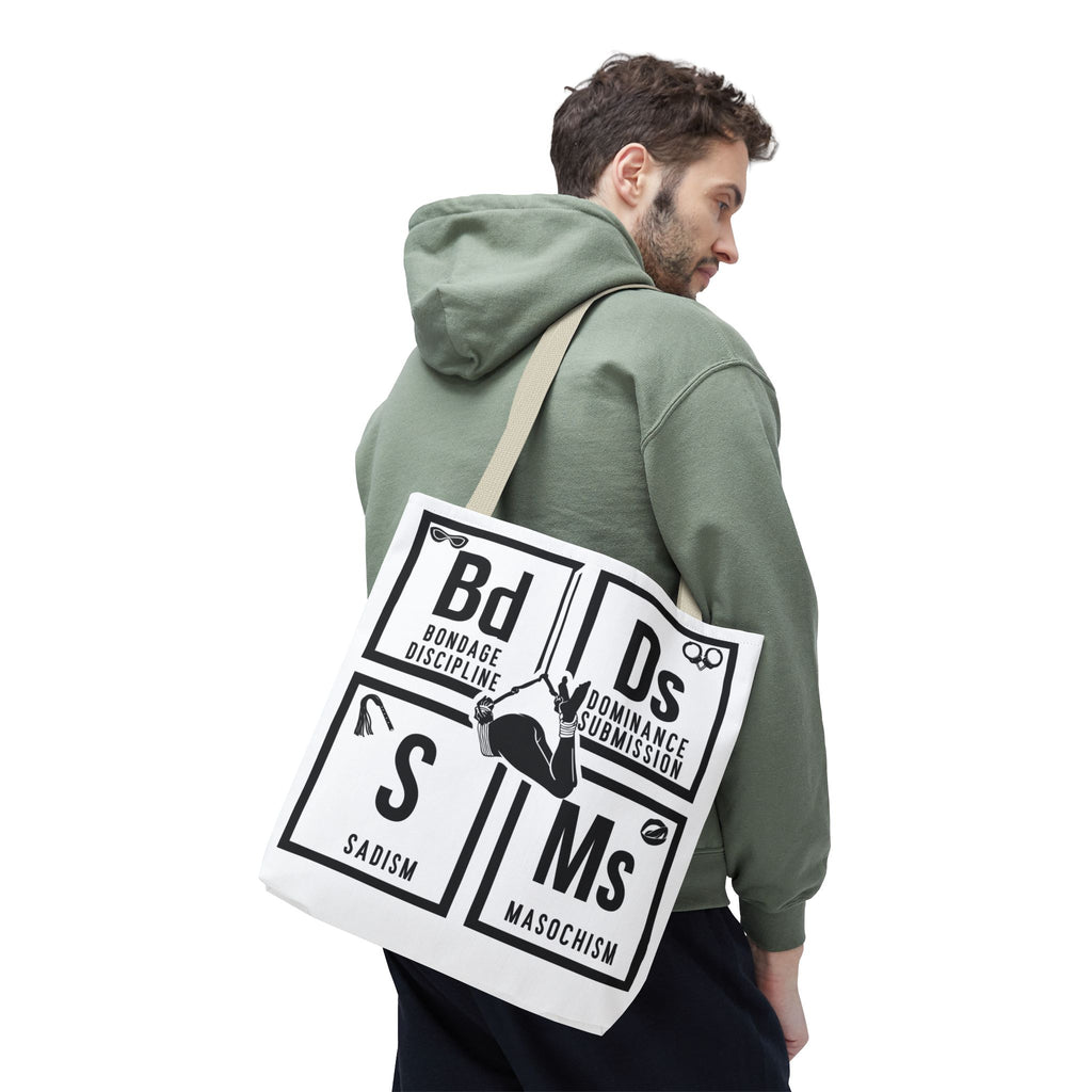 BDSM Elements Tote Bag - Stylish and Edgy Carryall for Fans of Kink Culture