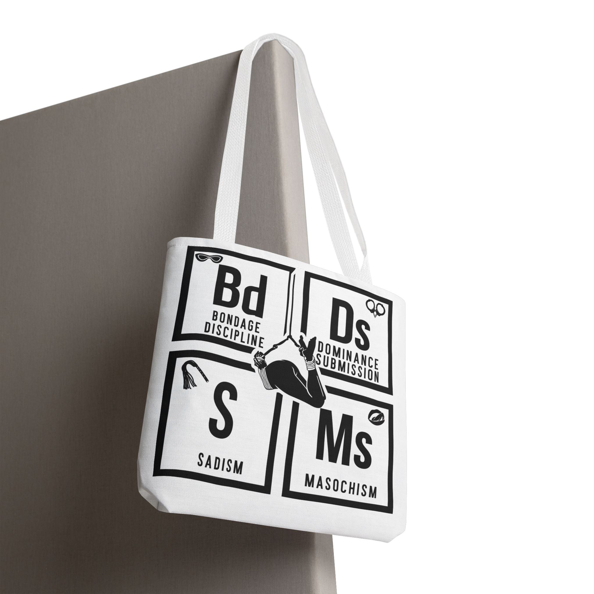 BDSM Elements Tote Bag - Stylish and Edgy Carryall for Fans of Kink Culture