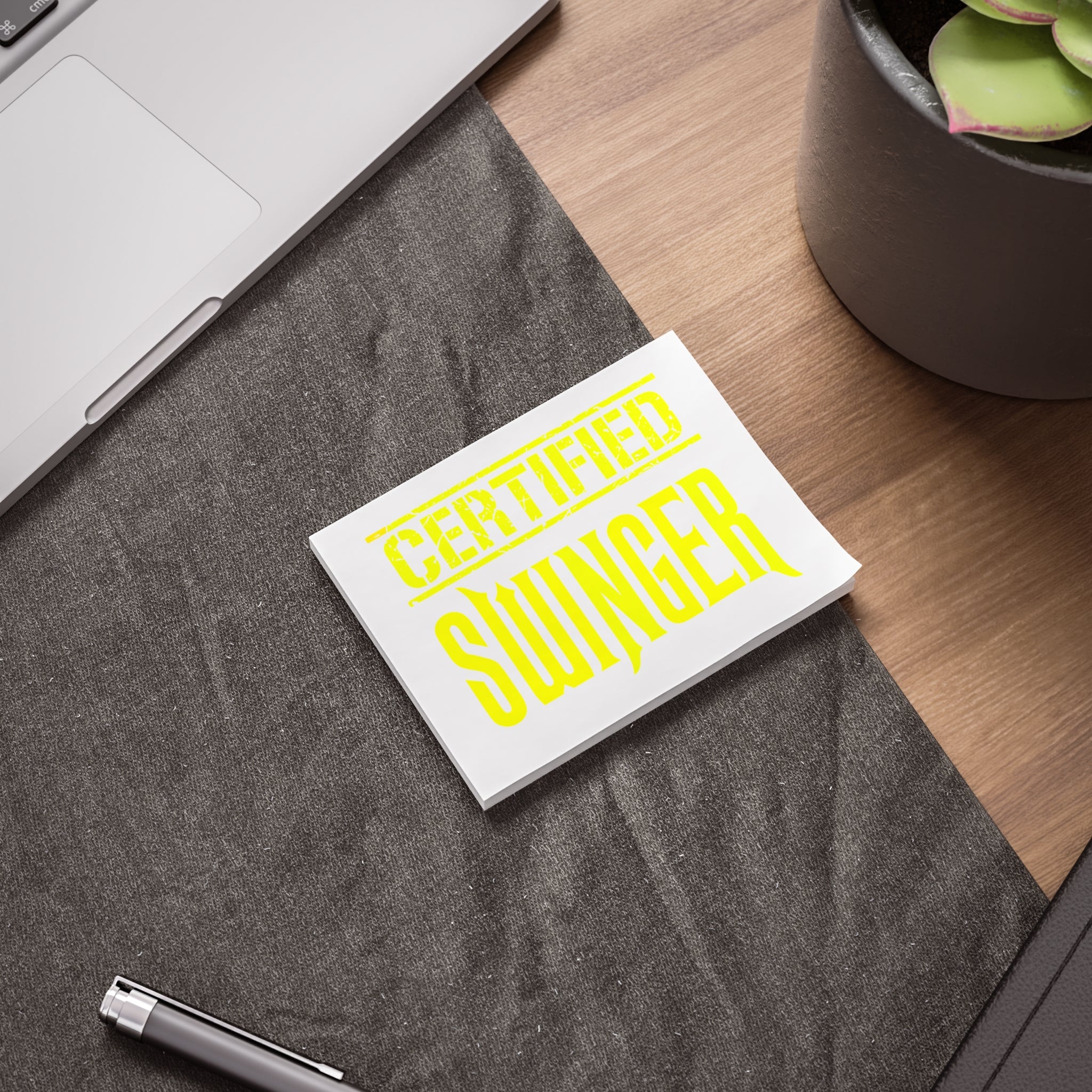 Certified Swinger Post-it® Note Pads