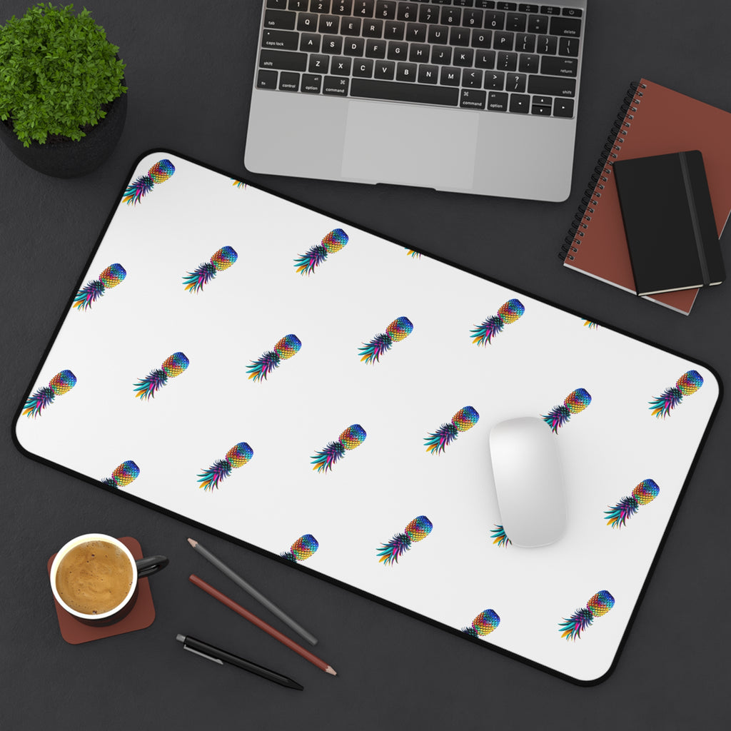 Desk Mat - Upside Down Pineapple Design