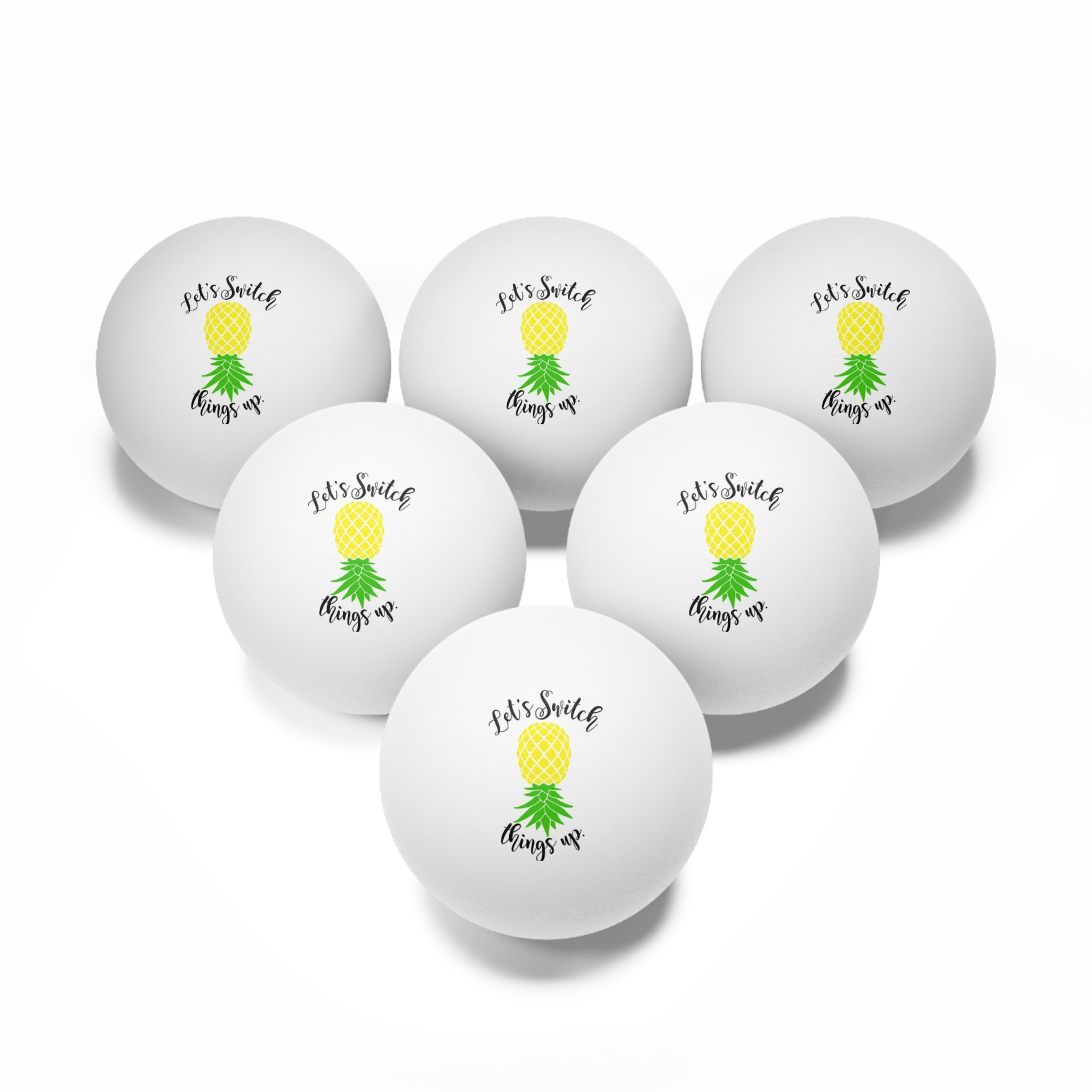 Let's Switch Things Up Ping Pong Ball Set