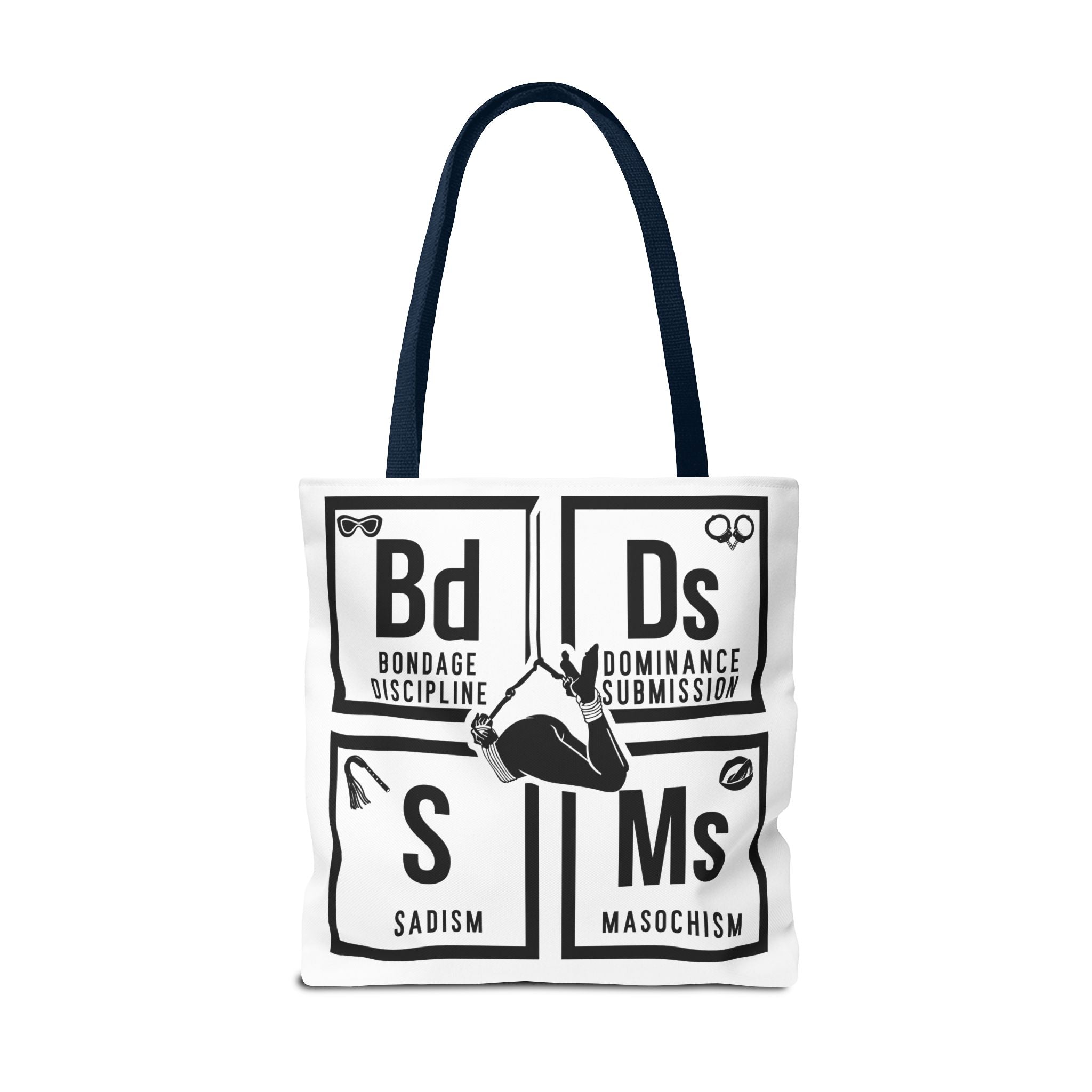 BDSM Elements Tote Bag - Stylish and Edgy Carryall for Fans of Kink Culture