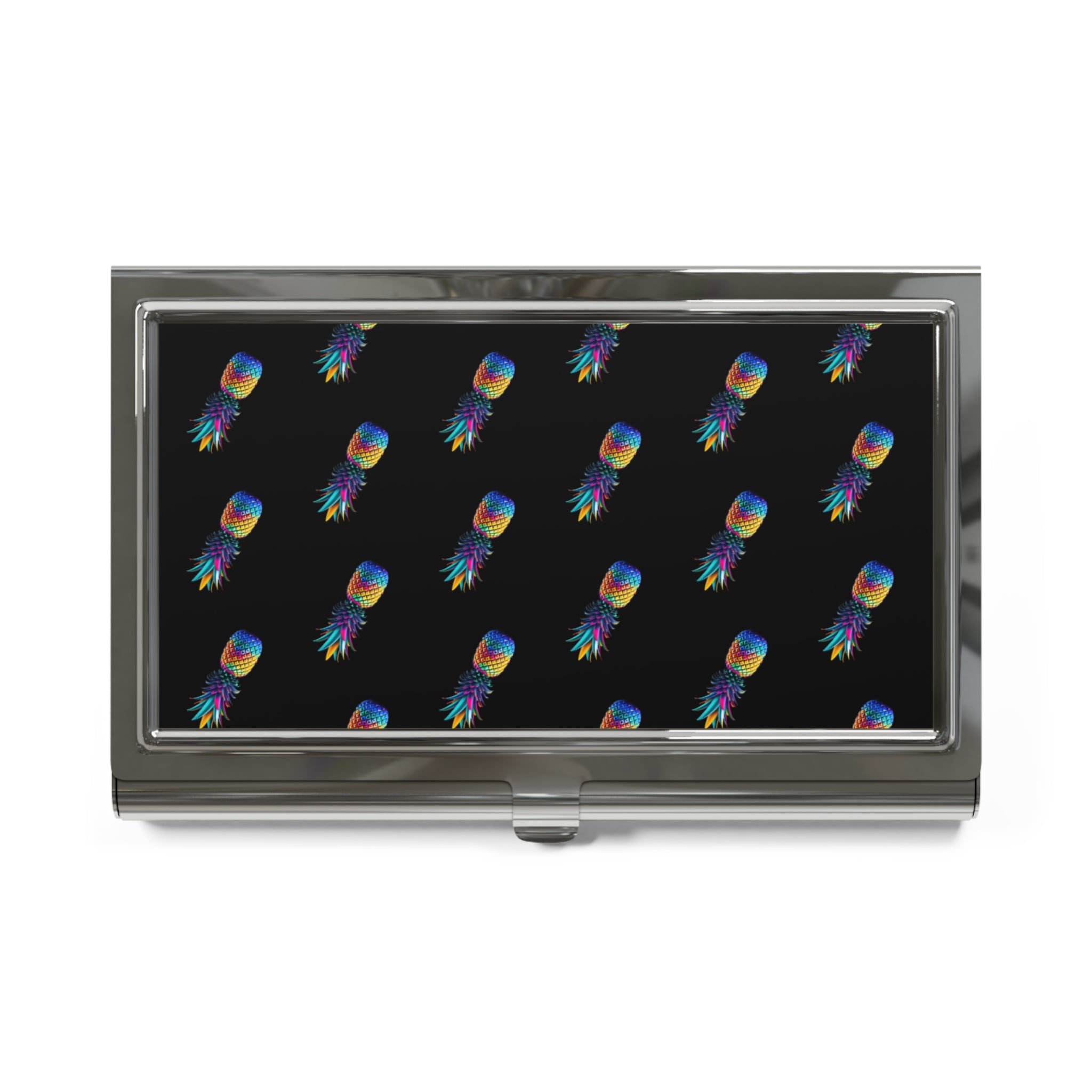 Colorful Pineapple Business Card Holder - Stylish Accessory for Professionals