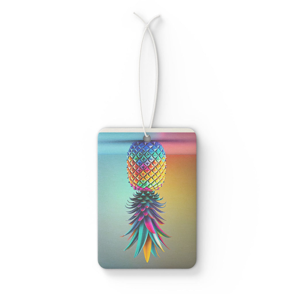Vibrant Pineapple Car Air Freshener - Tropical Scented Decor for Your Ride