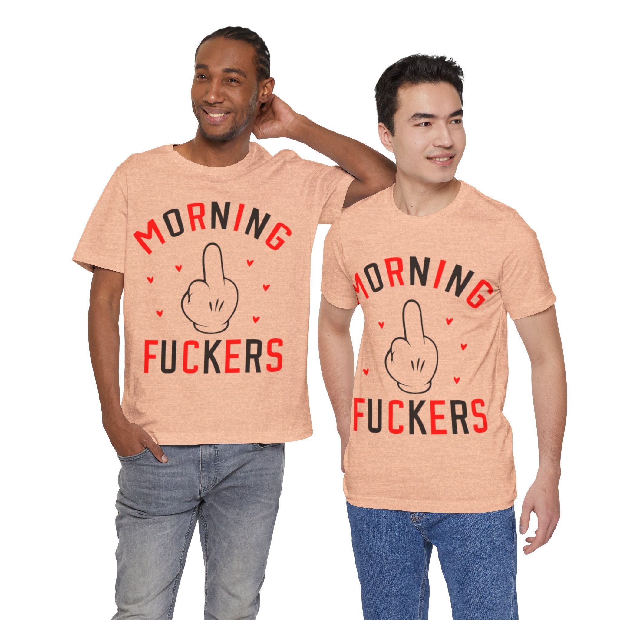 Funny Morning Graphic Tee - Unisex Jersey Short Sleeve Shirt