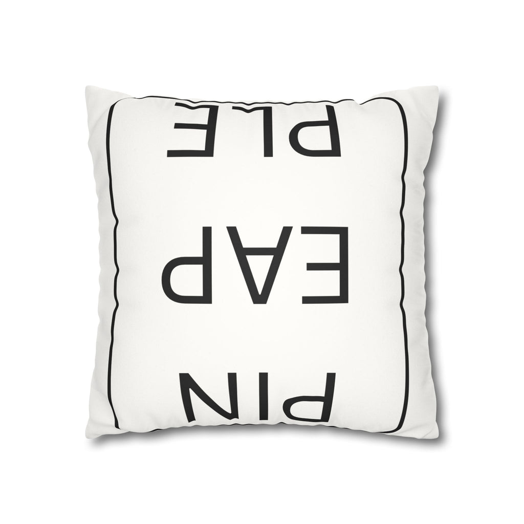 Pillowcase - Upside Down Pineapple Faux Suede Square