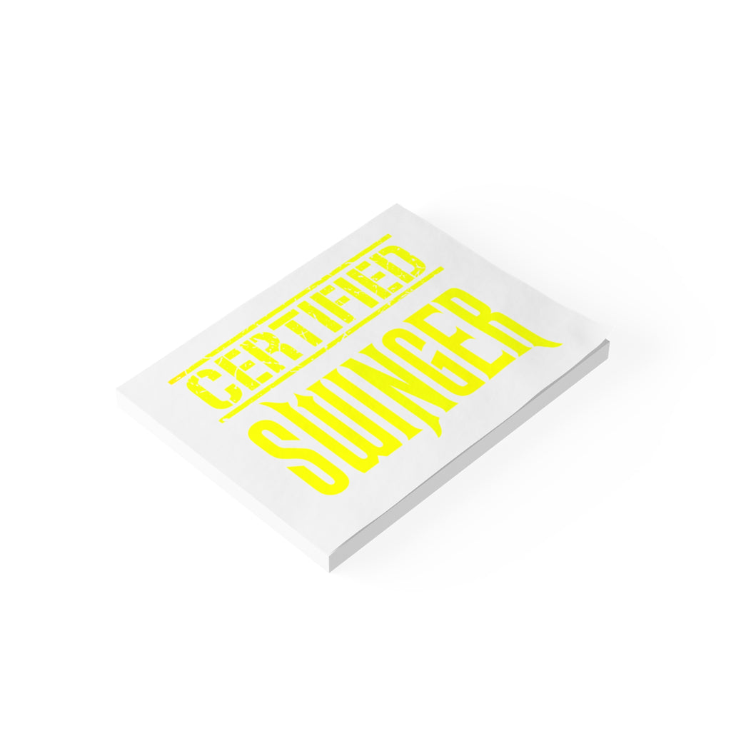 Certified Swinger Post-it® Note Pads