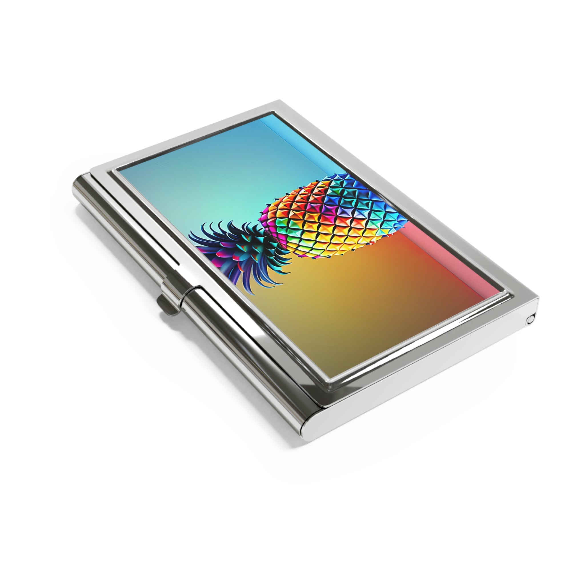 Multicolored Pineapple Business Card Holder - Stylish Accessory for You