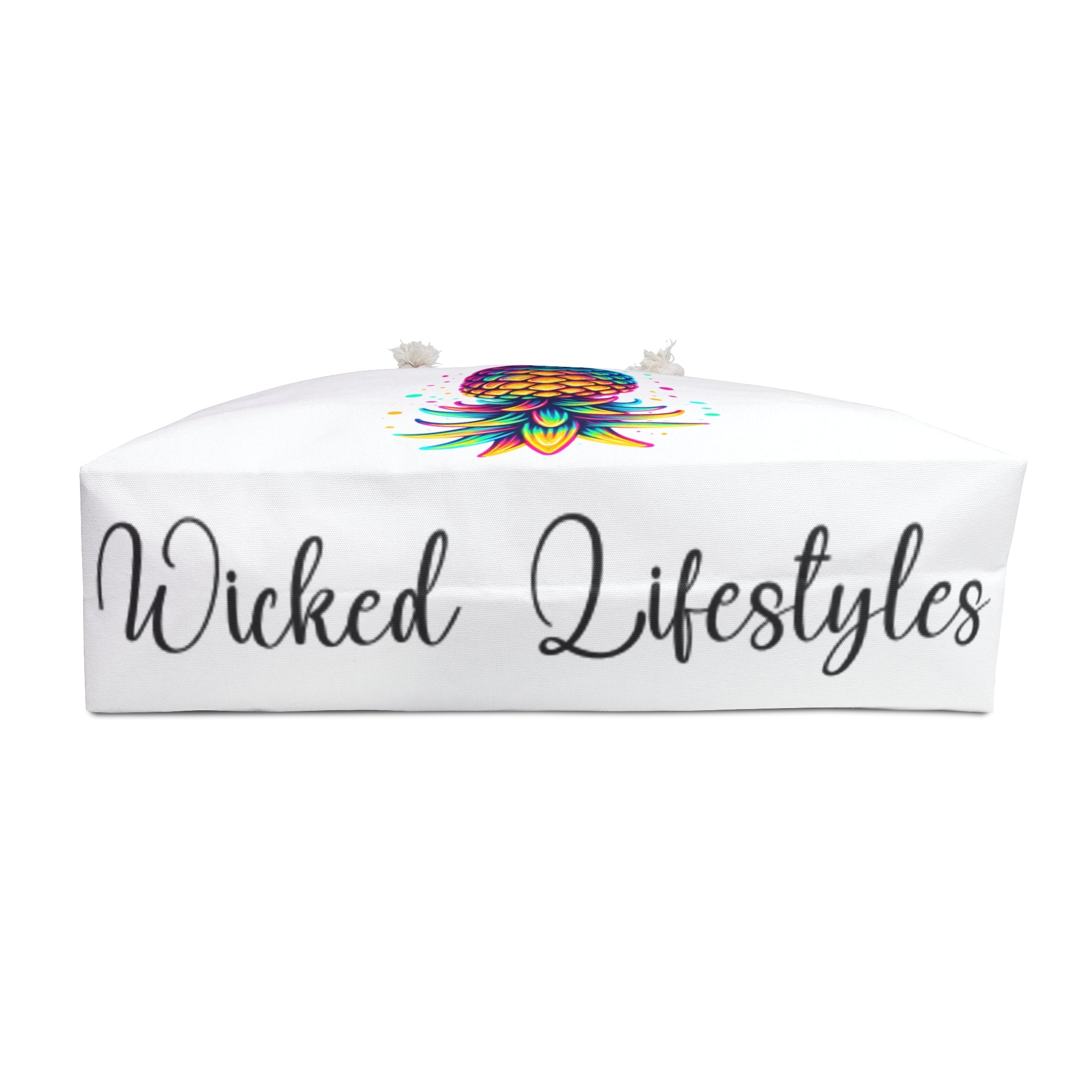 Vibrant Pineapple Weekender Bag for Travel & Leisure (White)