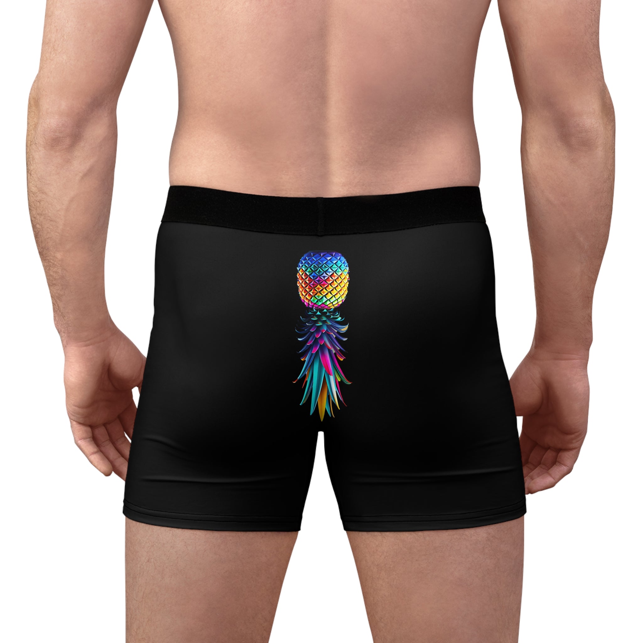 Funny Men's Boxer Briefs with Pineapple Design - Perfect for Gag Gifts
