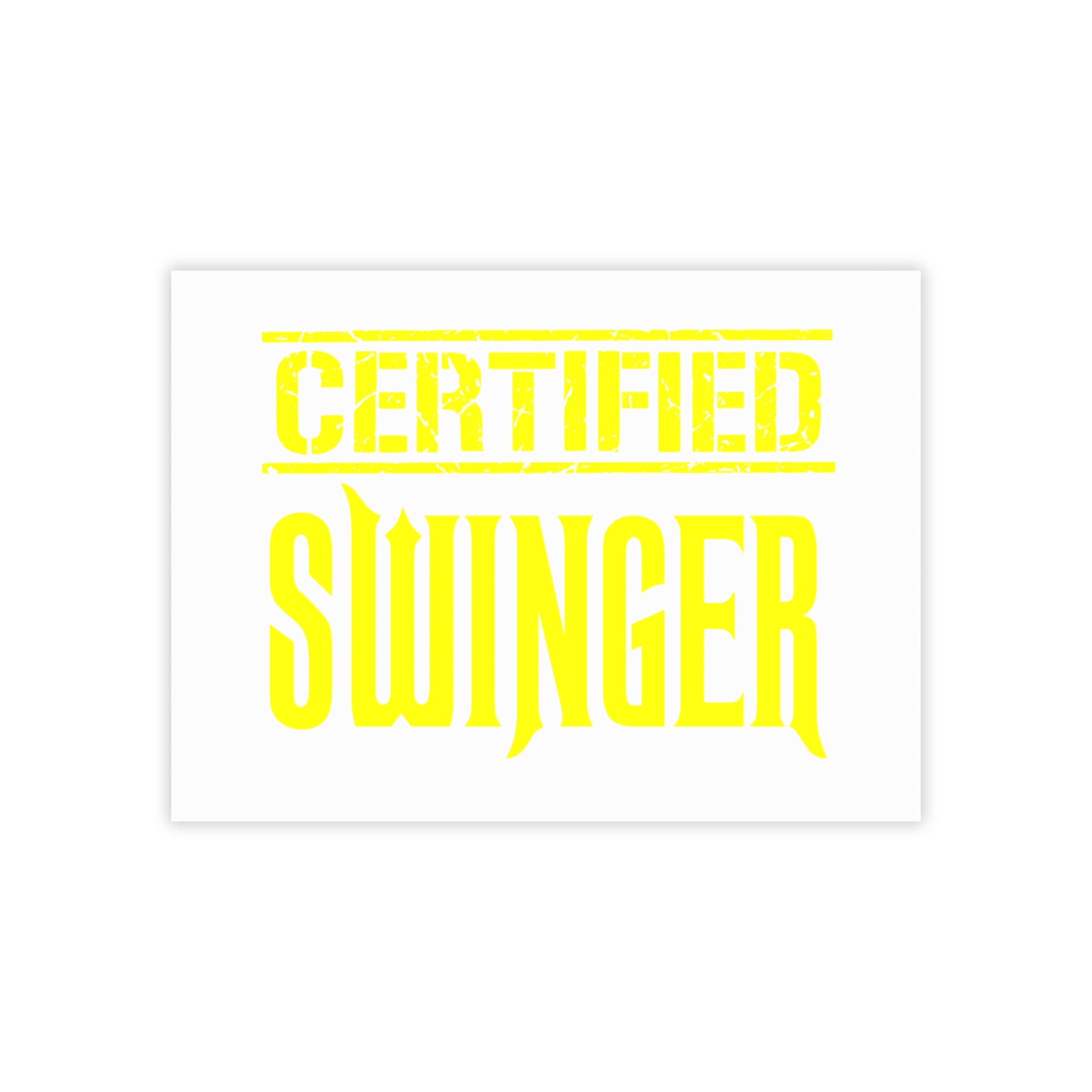 Certified Swinger Post-it® Note Pads