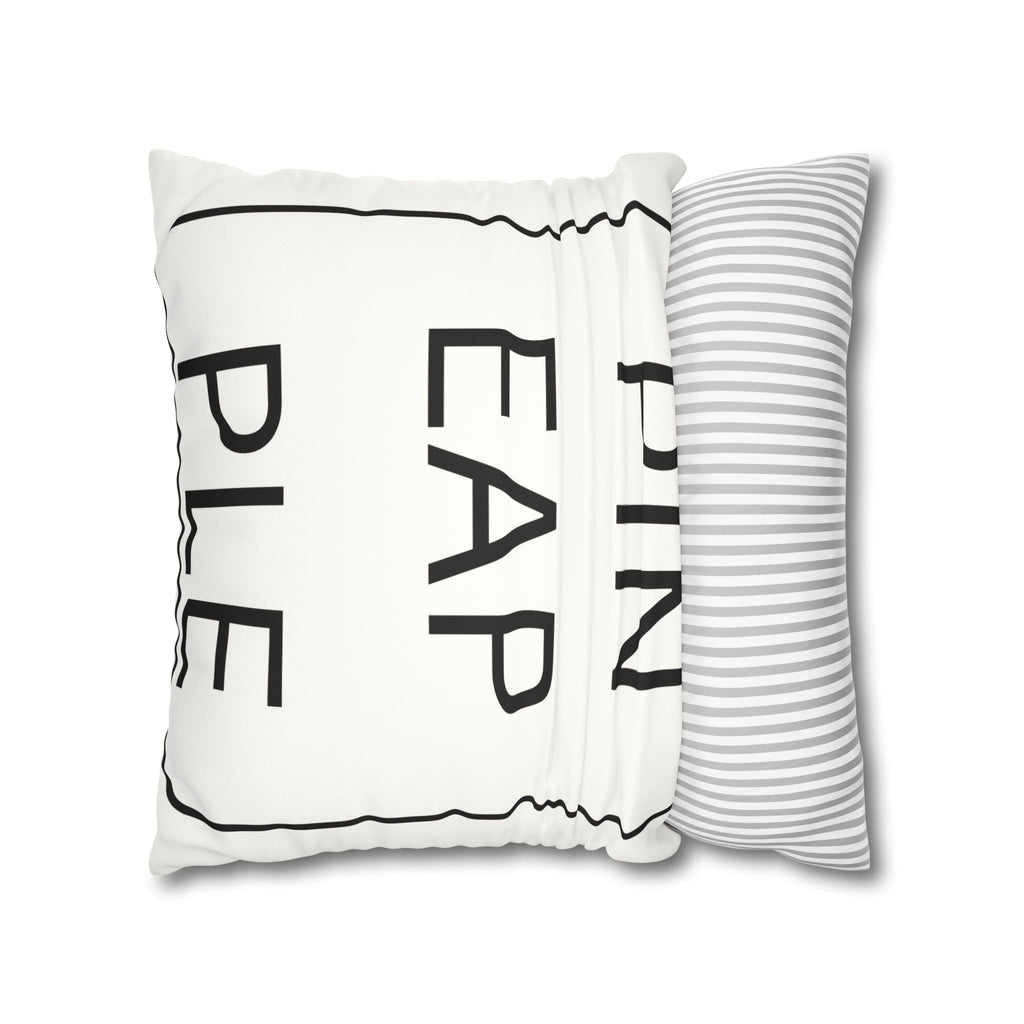 Pillowcase - Upside Down Pineapple Faux Suede Square