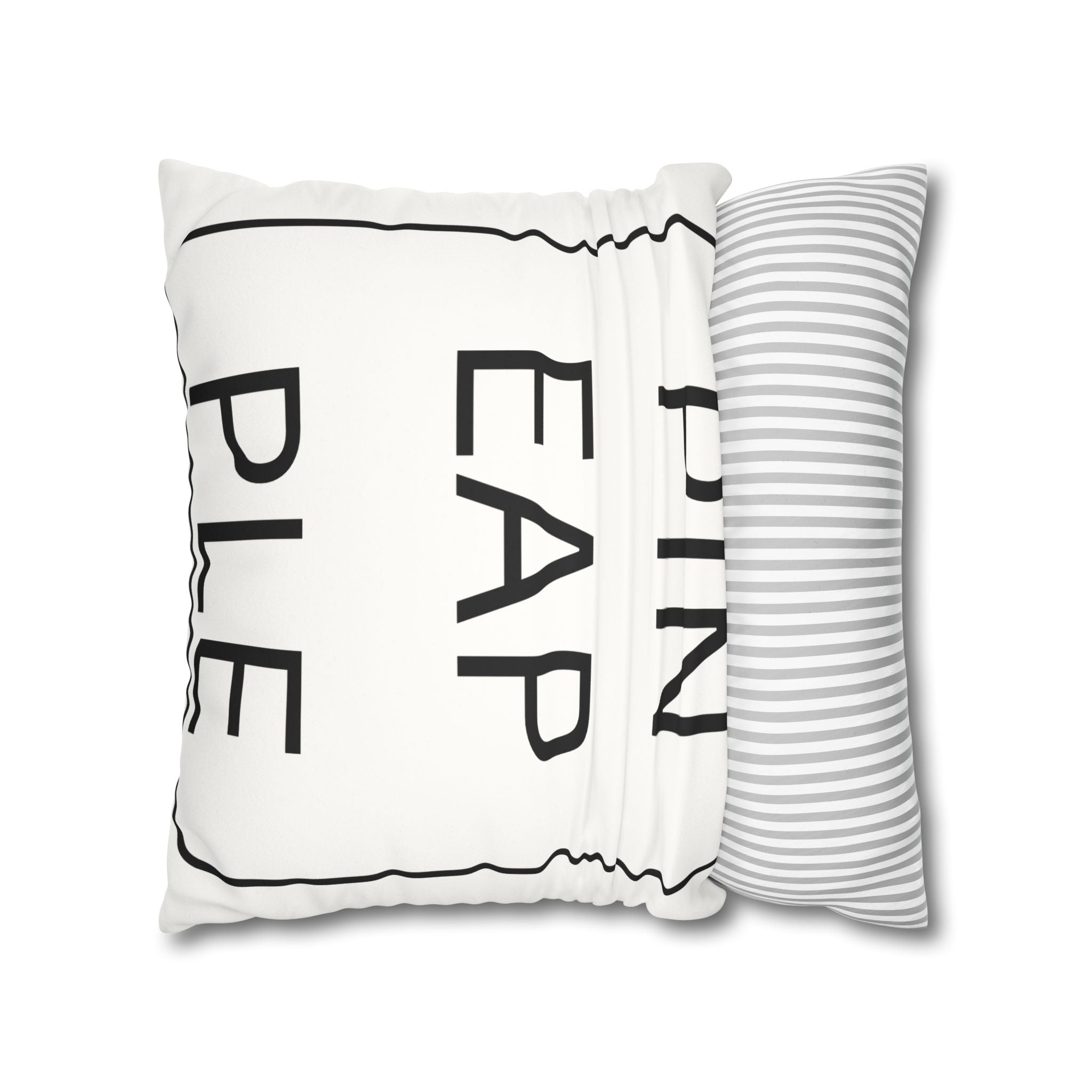 Pillowcase - Upside Down Pineapple Faux Suede Square