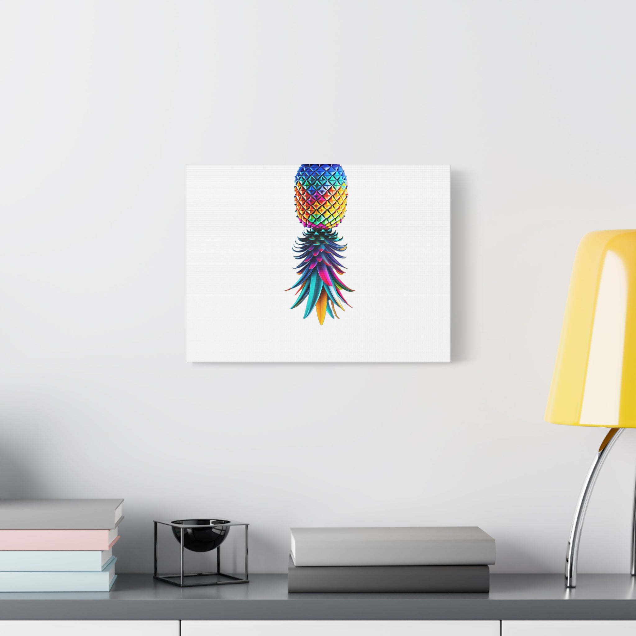 Canvas Print - Colorful Upside Down Pineapple