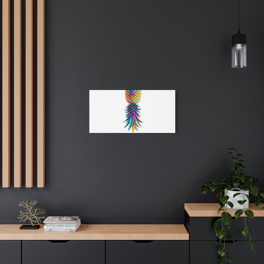 Canvas Print - Colorful Upside Down Pineapple