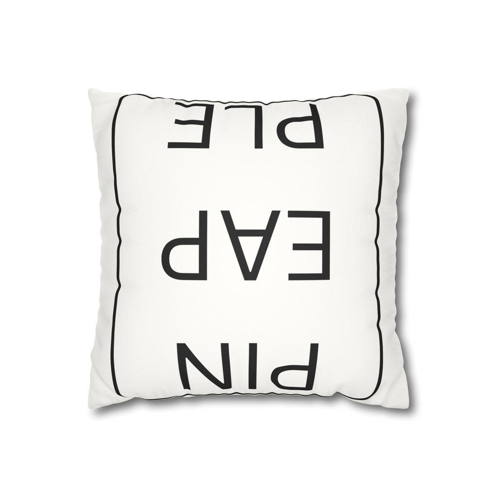 Pillowcase - Upside Down Pineapple Faux Suede Square