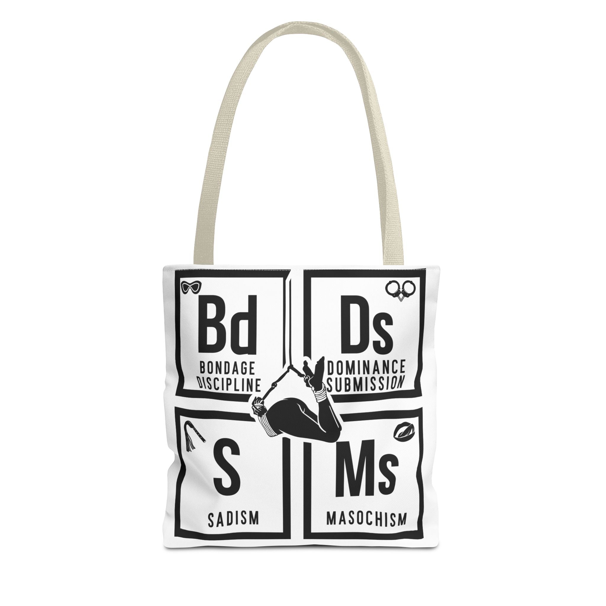 BDSM Elements Tote Bag - Stylish and Edgy Carryall for Fans of Kink Culture
