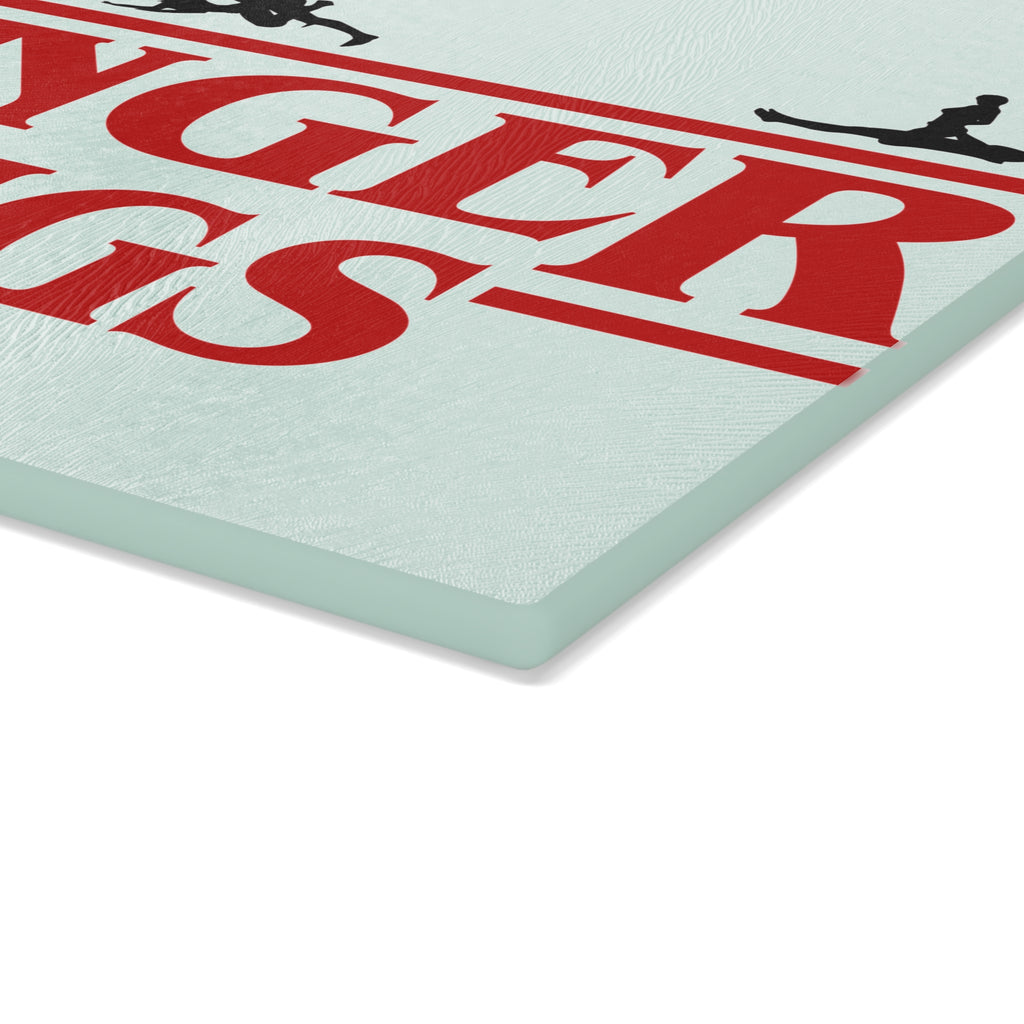 Funny Glass Cutting Board - 'Swinger Things' Kitchen Decor for Entertaining & Gifts