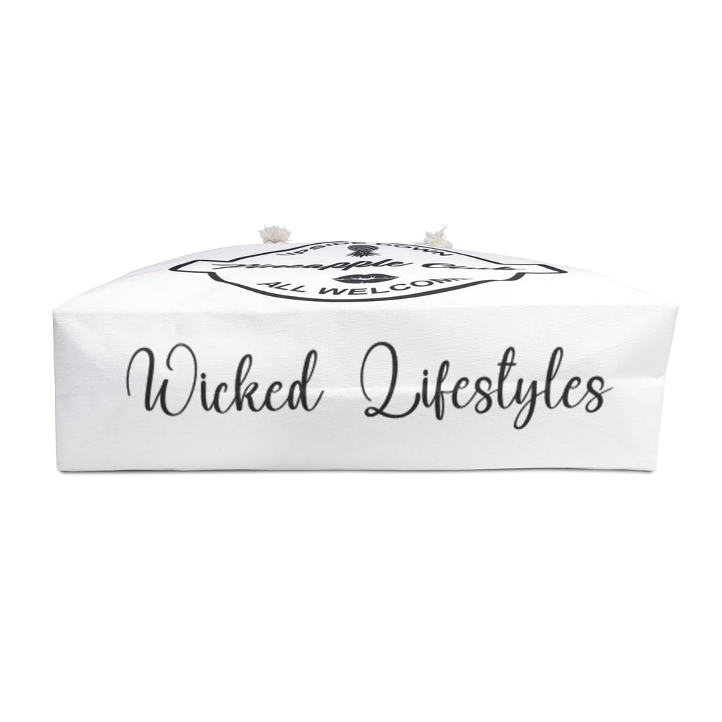 Pineapple Club Weekender Bag - Stylish Travel Tote for Adventurers with Technicolor Pineapple