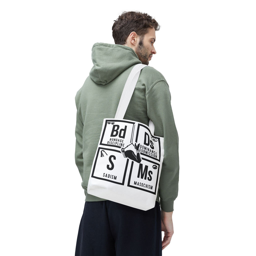 BDSM Elements Tote Bag - Stylish and Edgy Carryall for Fans of Kink Culture