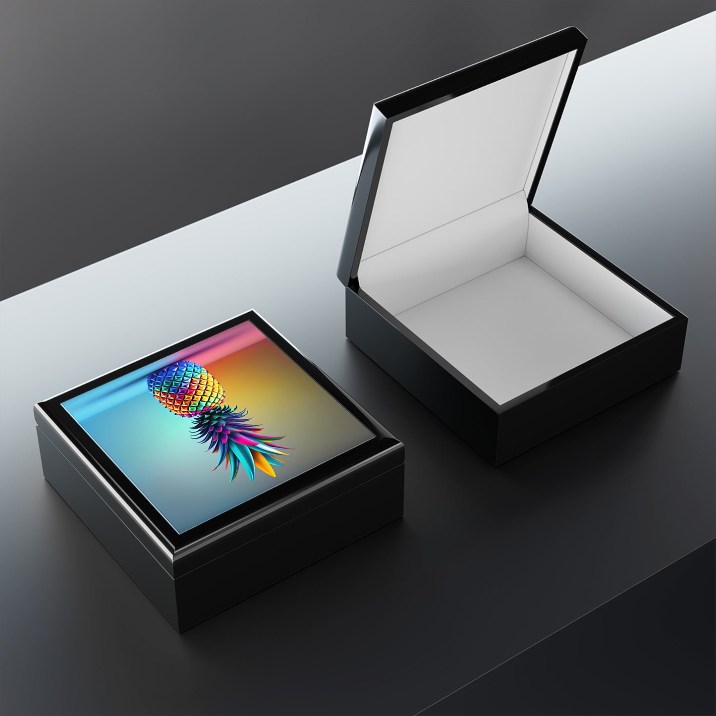 Colorful Pineapple Jewelry Box