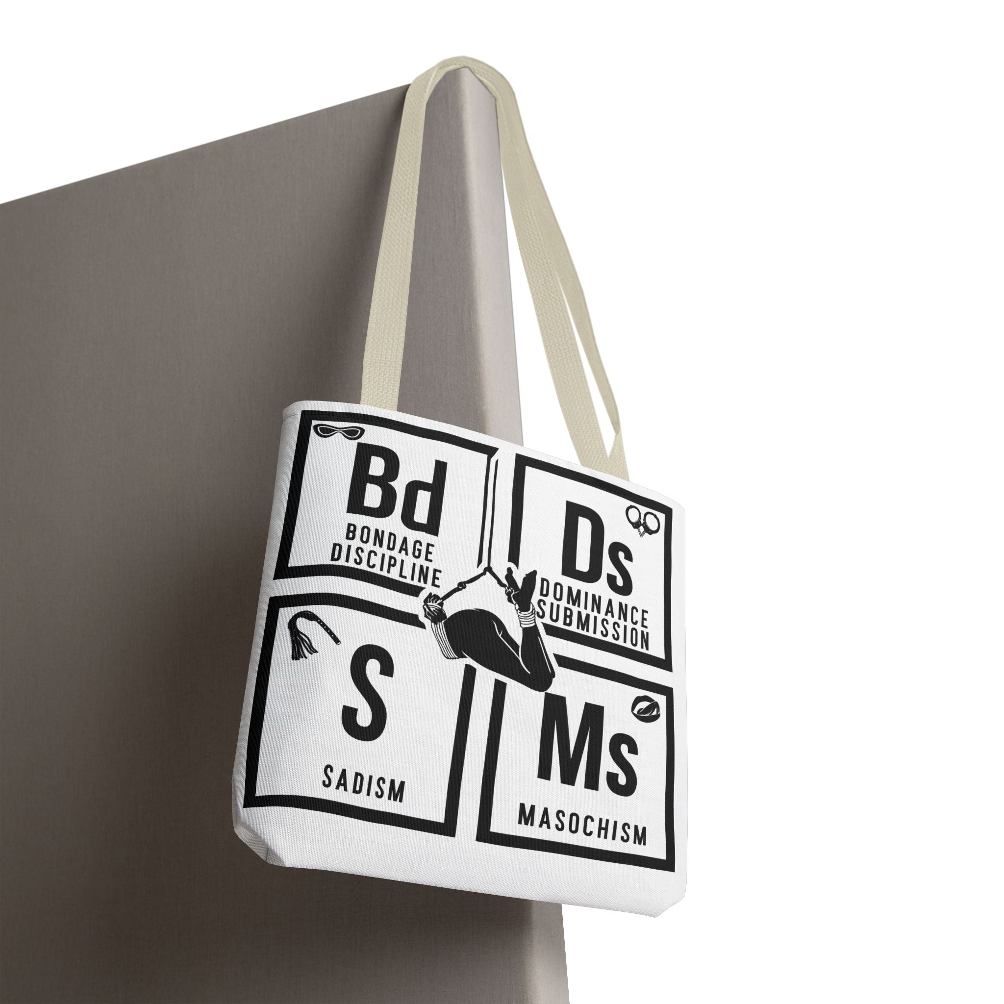 BDSM Elements Tote Bag - Stylish and Edgy Carryall for Fans of Kink Culture