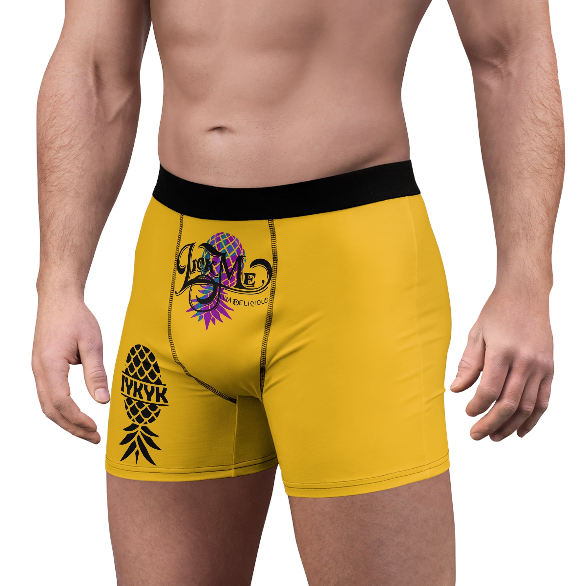 Funny Boxer Briefs 'Lick Me, I'm Delicious'