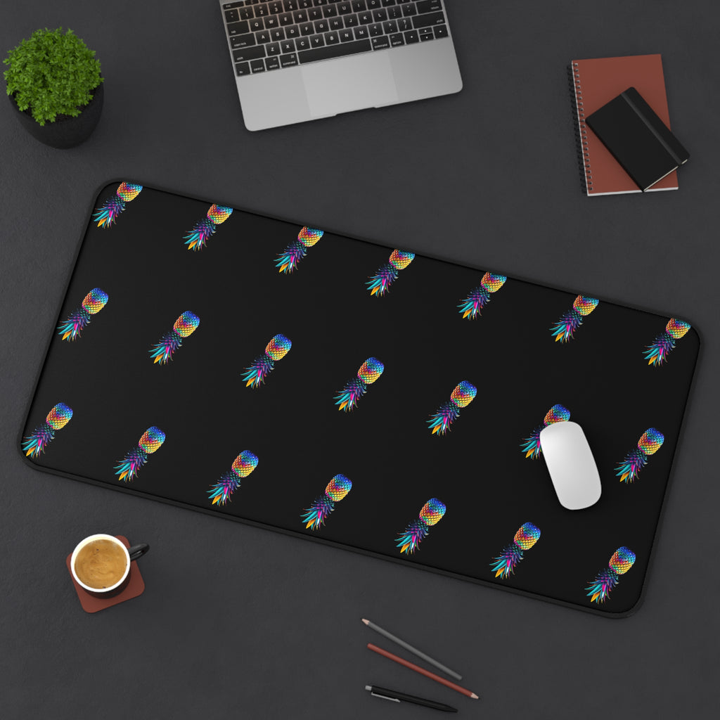 Mousepad Desk Mat - Colorful Upside Down Pineapple Design